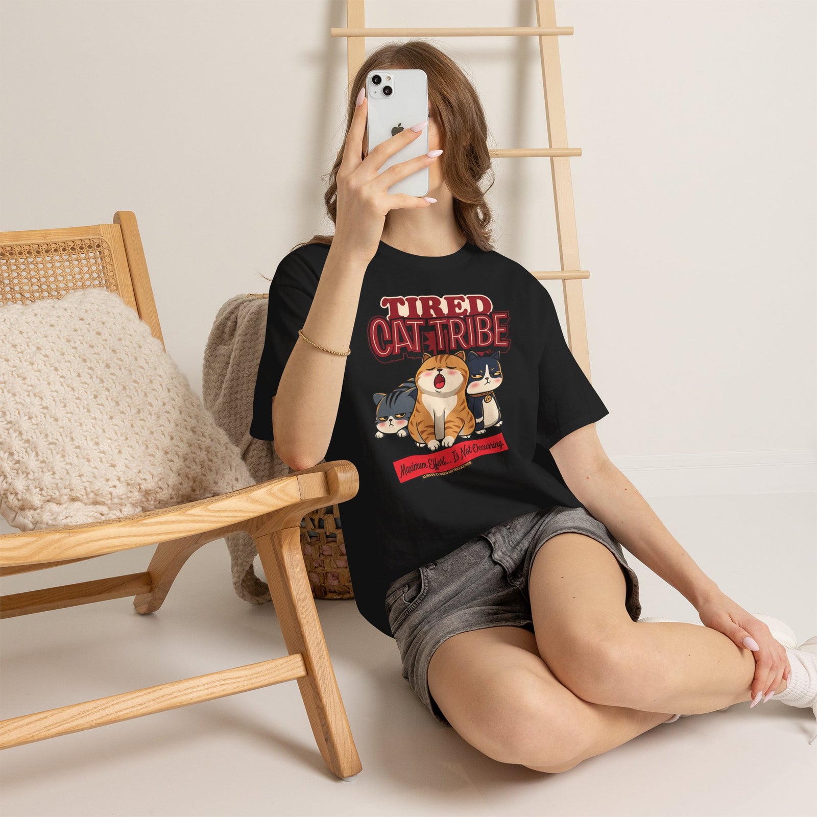 Tired Cat Tribe T-Shirt