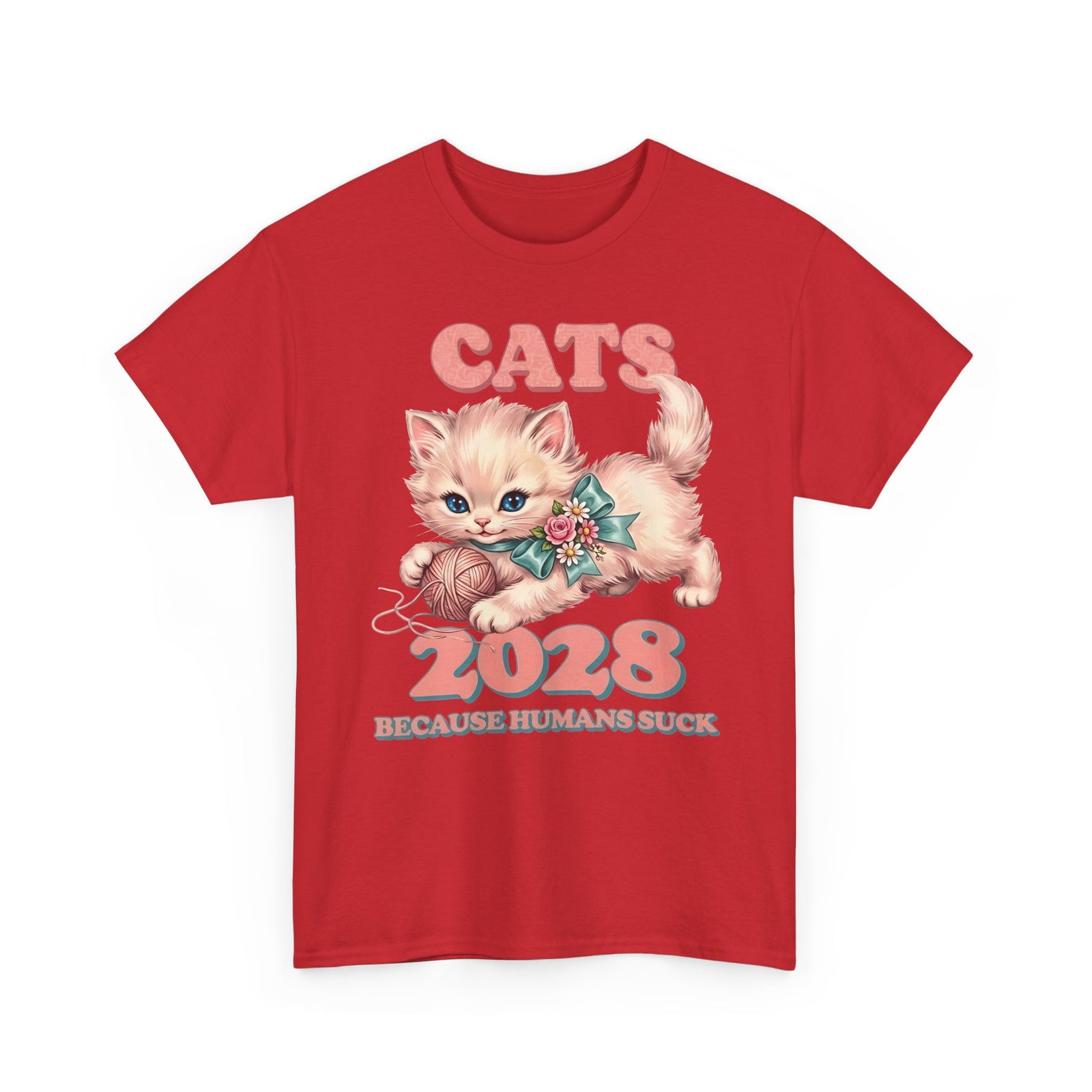 Vote for Cats T-Shirt Funny Cat Political Tee