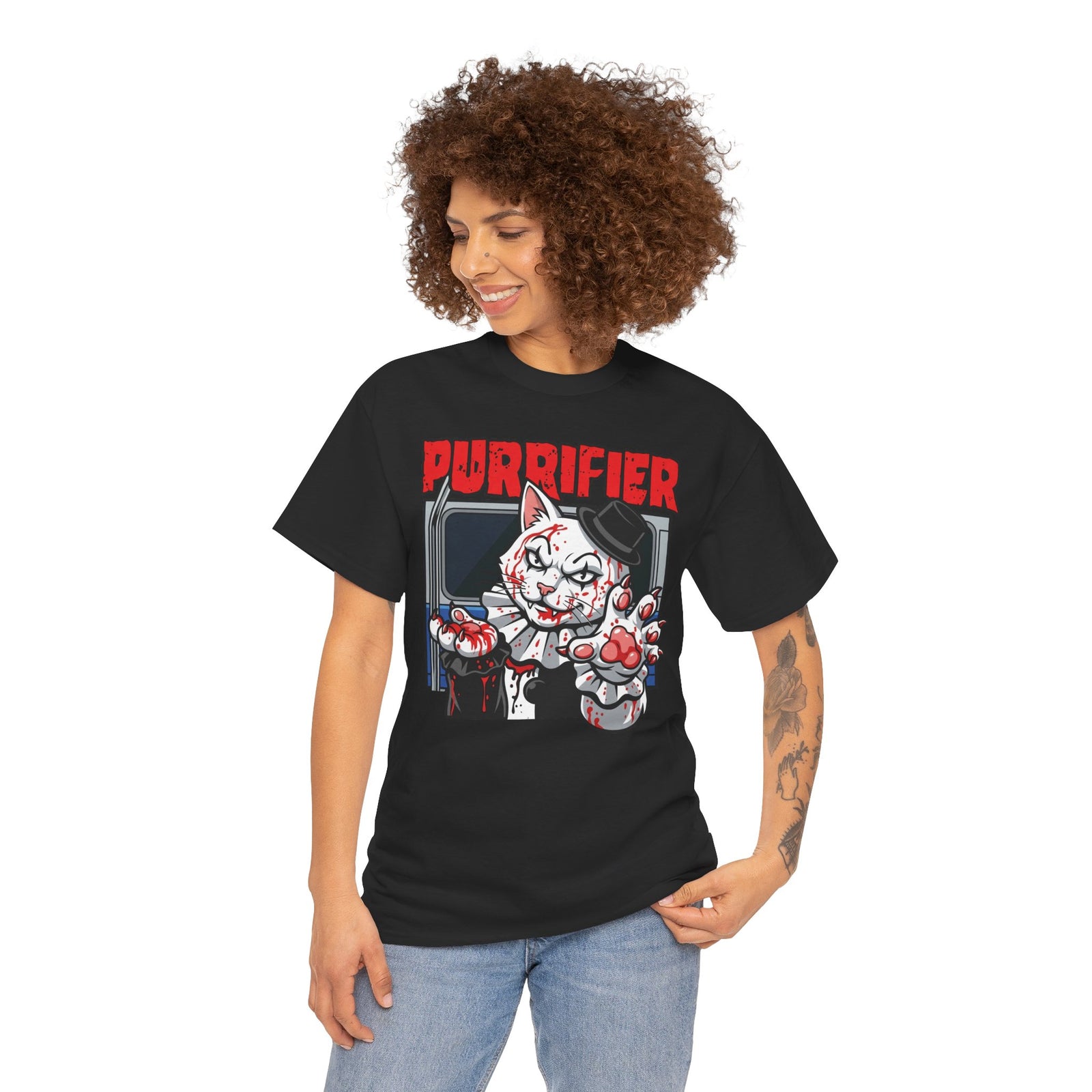 Purrifier Cat Horror Tee