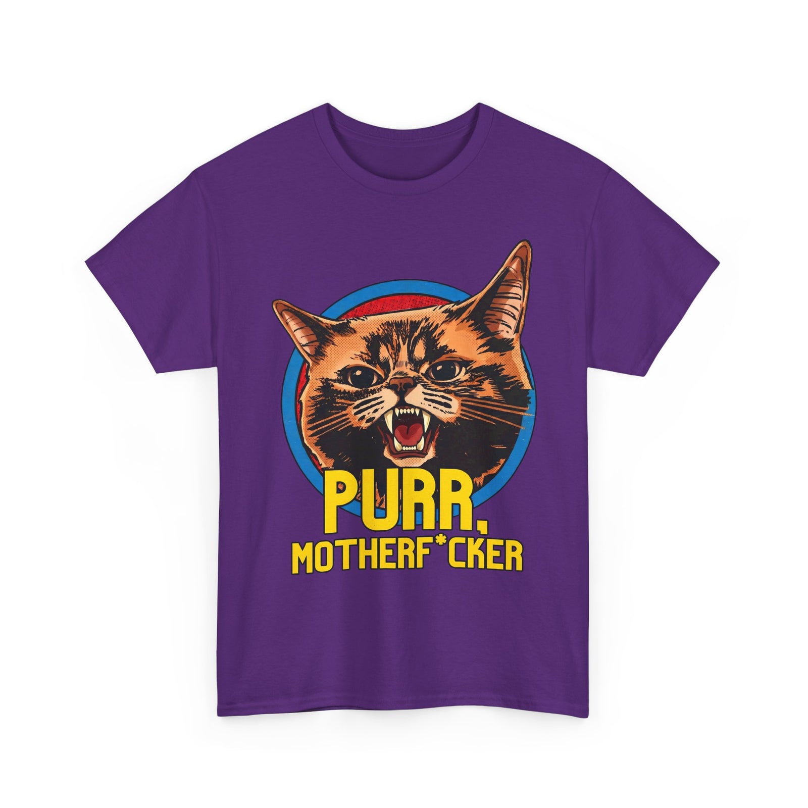 Purr Motherfvcker T-Shirt — Funny Angry Cat Graphic Tee