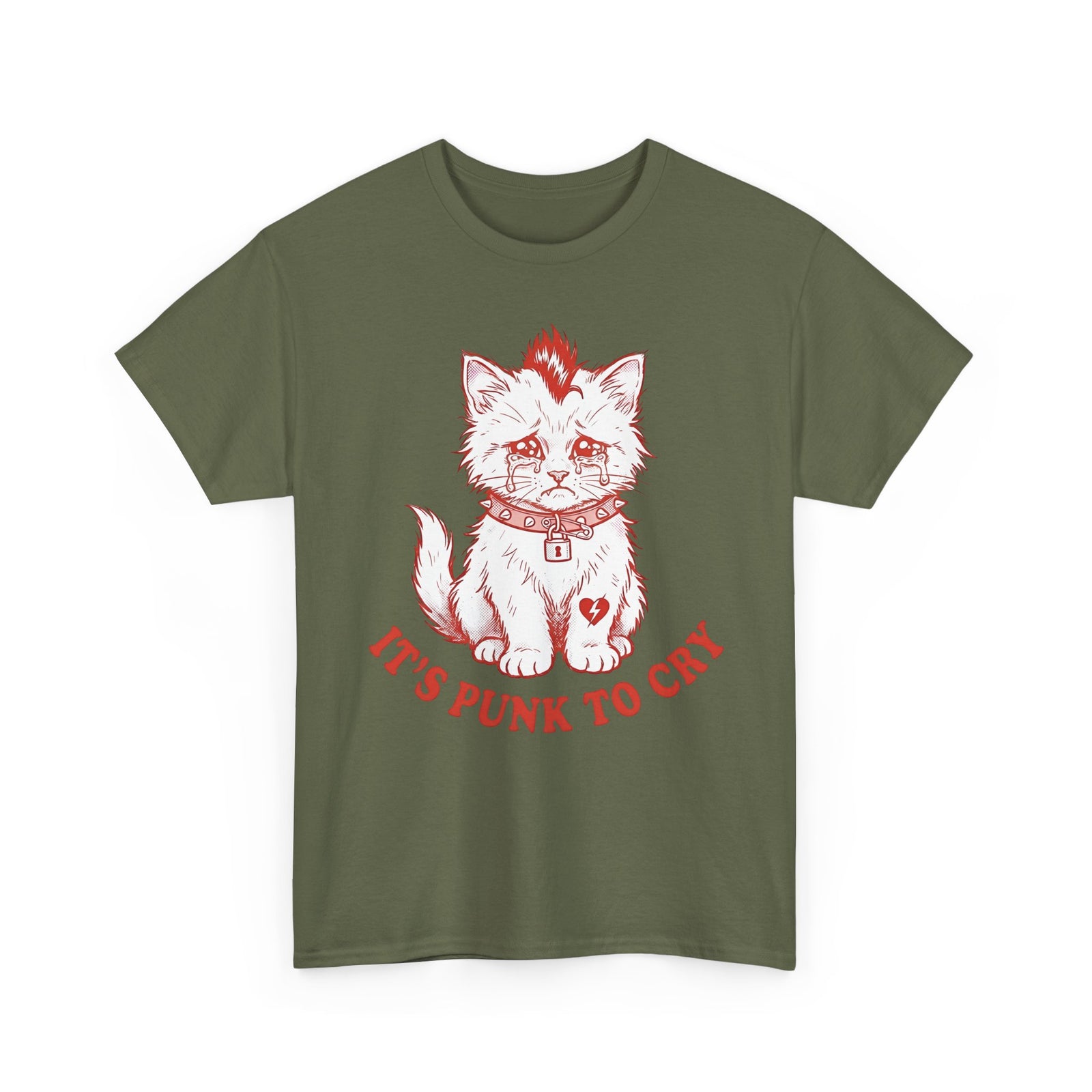 It's Punk To Cry Tee — Edgy Emotional Graphic T-Shirt