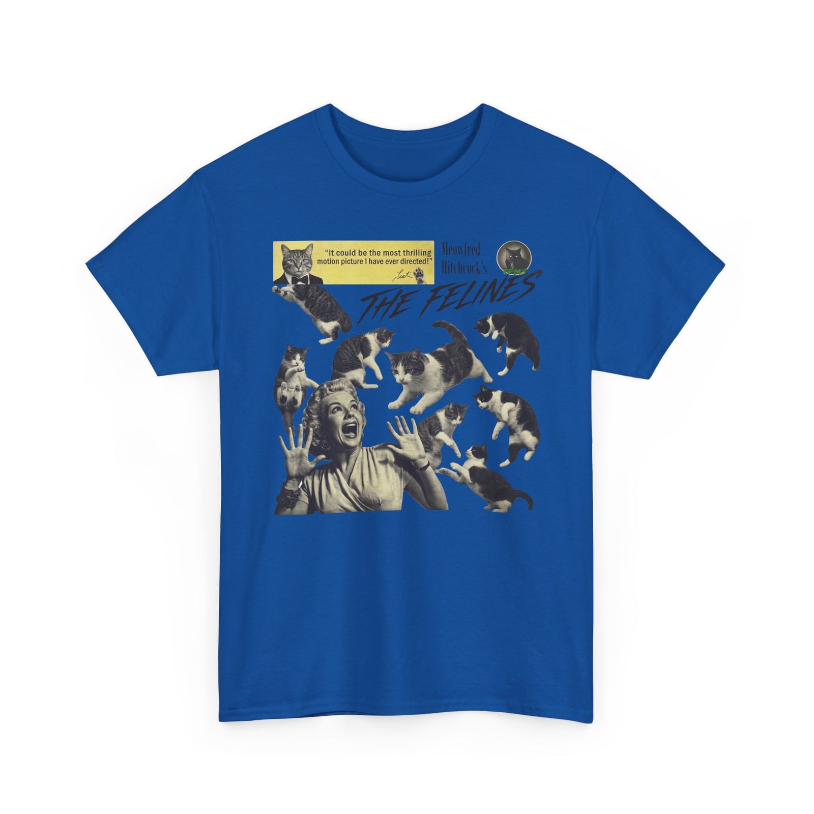Retro Felines T-Shirt — Vintage Cat Graphic Tee