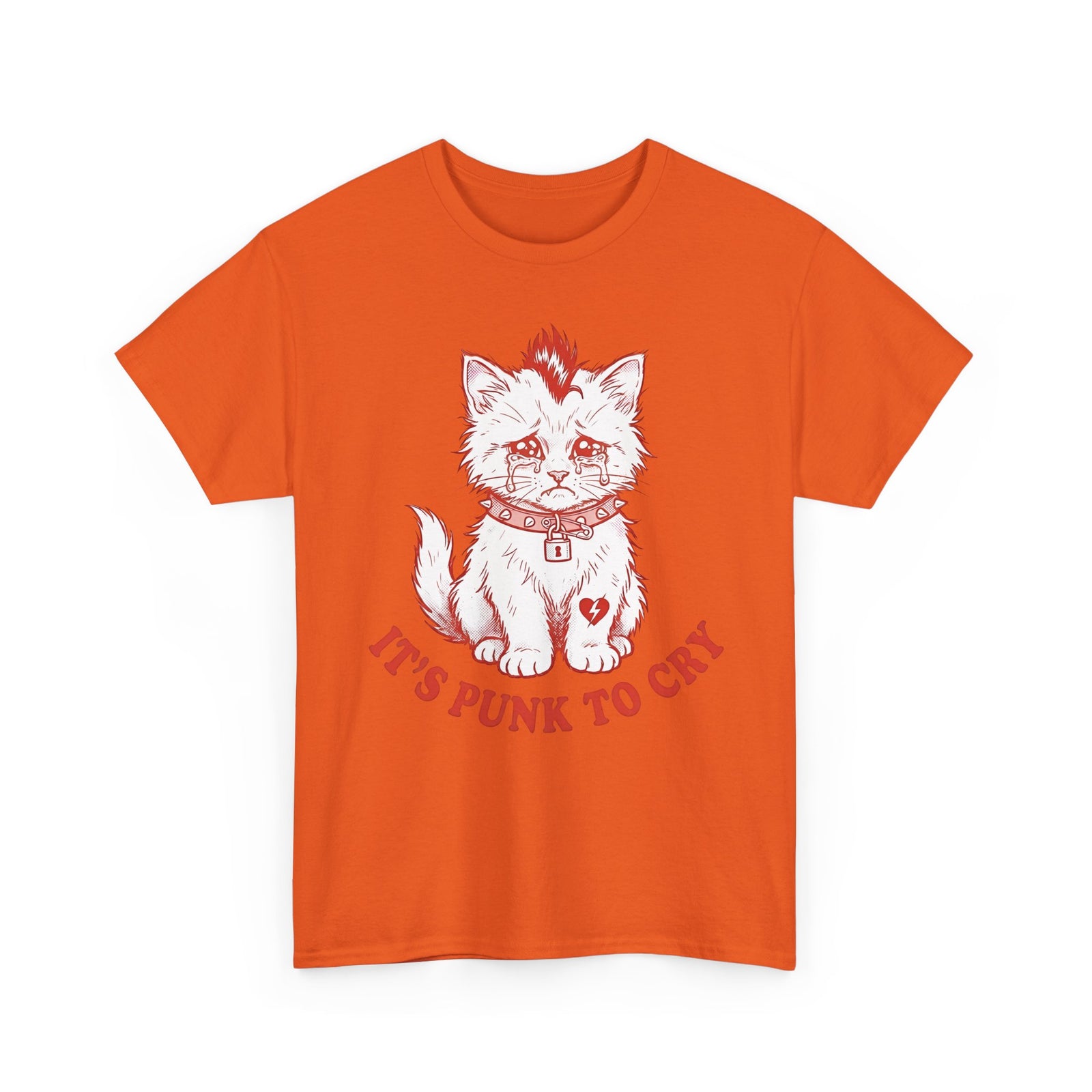 It's Punk To Cry Tee — Edgy Emotional Graphic T-Shirt