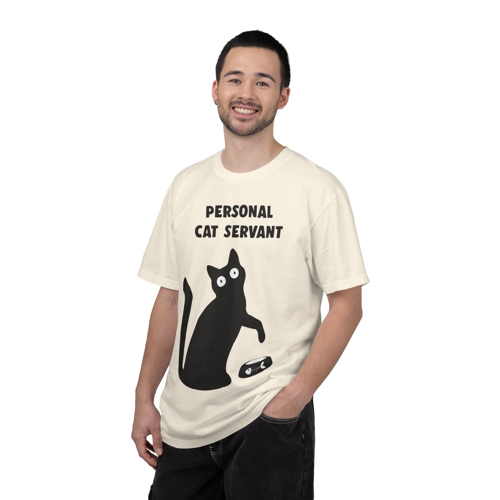 Personal Cat Servant T-Shirt — Funny Cat Lover Tee