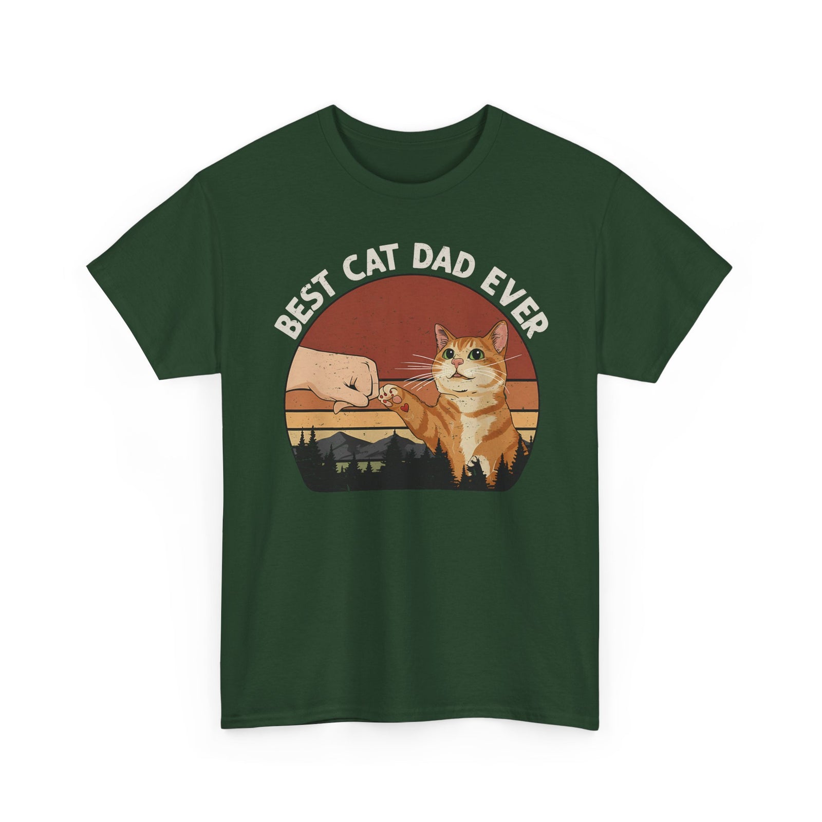 Best Cat Dad Ever Tee — Funny Cat Dad T-Shirt