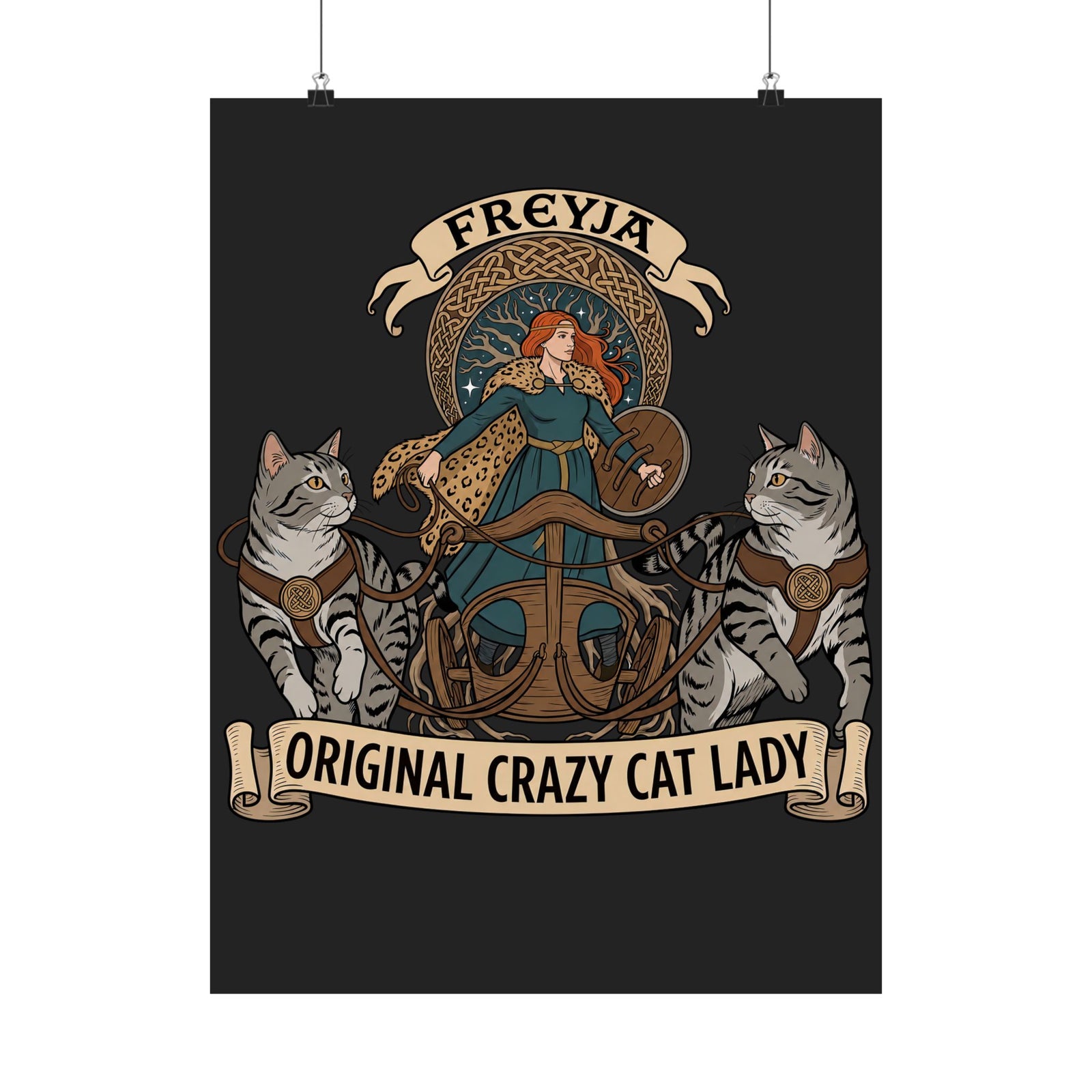 Original Crazy Cat Lady Poster