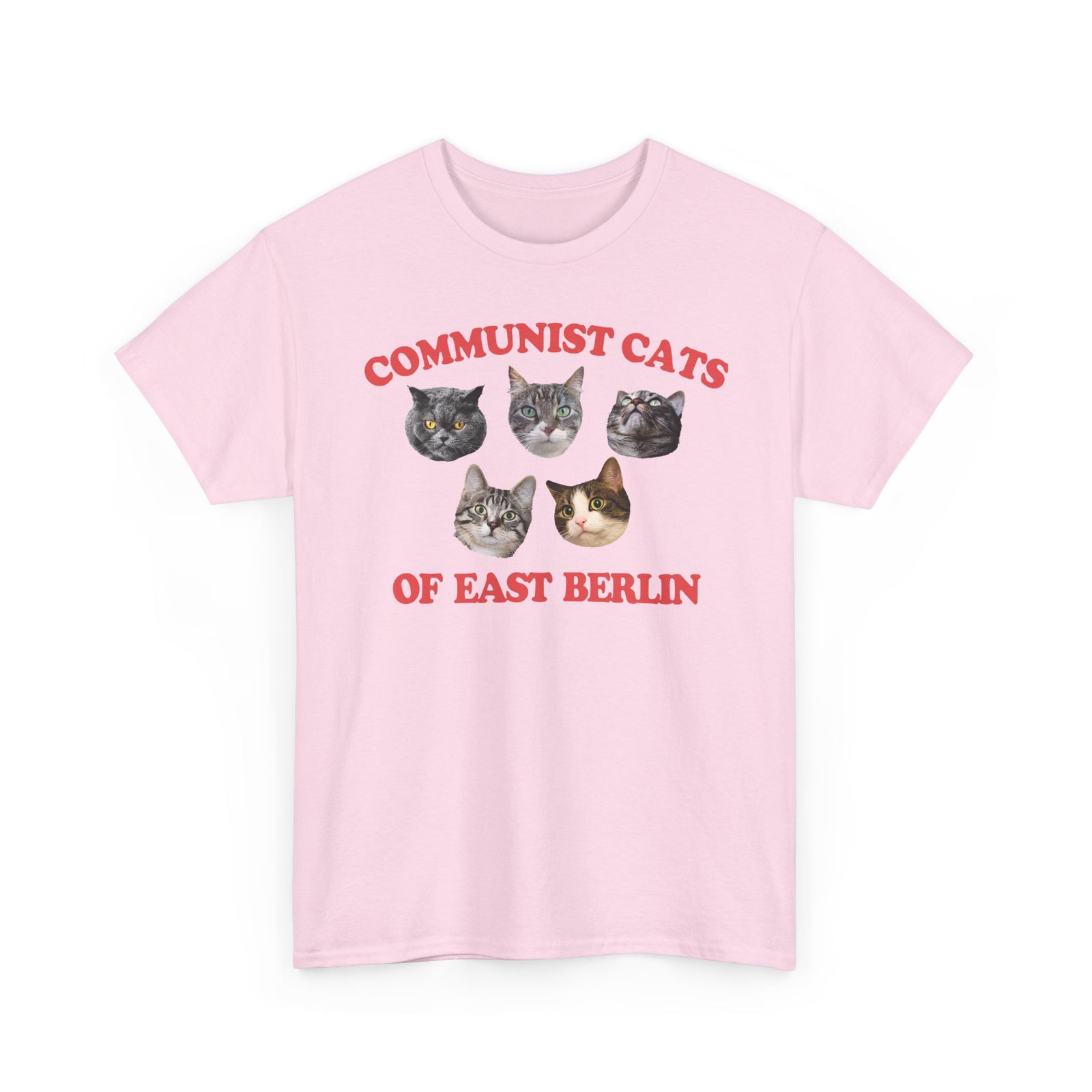 Communist Cats of East Berlin T-Shirt — Retro Socialist Cat Tee