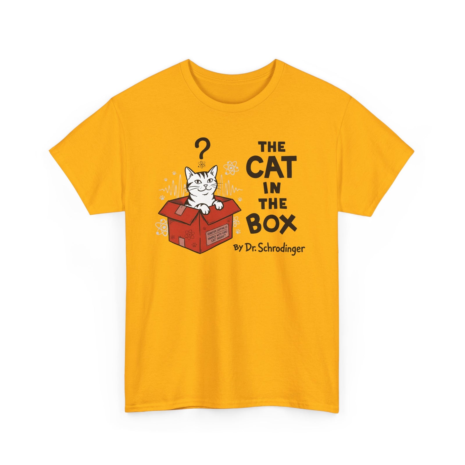 The Cat in the Box T-Shirt — Cute Cat in a Box Graphic Tee