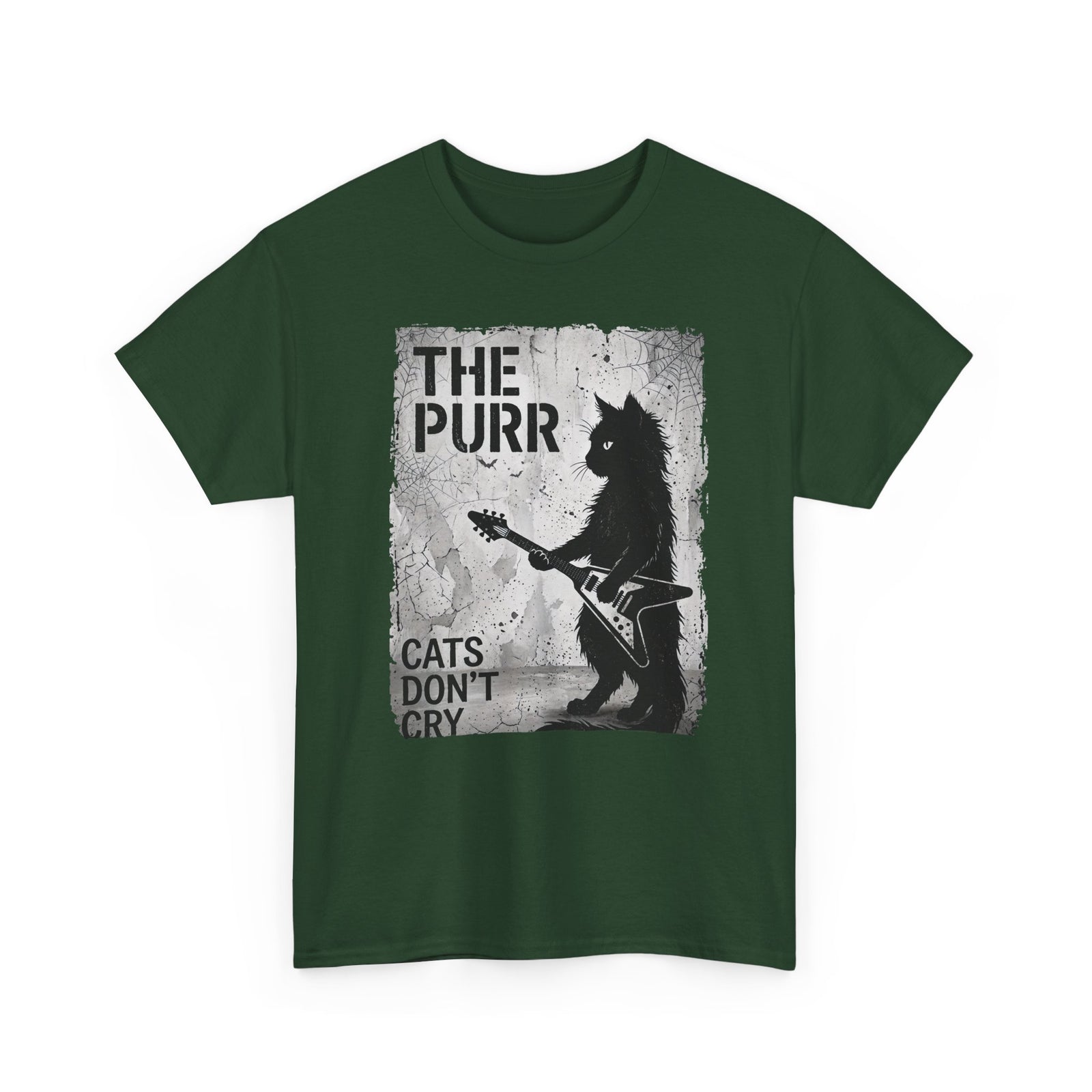Purr Cats Don't Cry T-Shirt — Cute Cat Graphic Tee