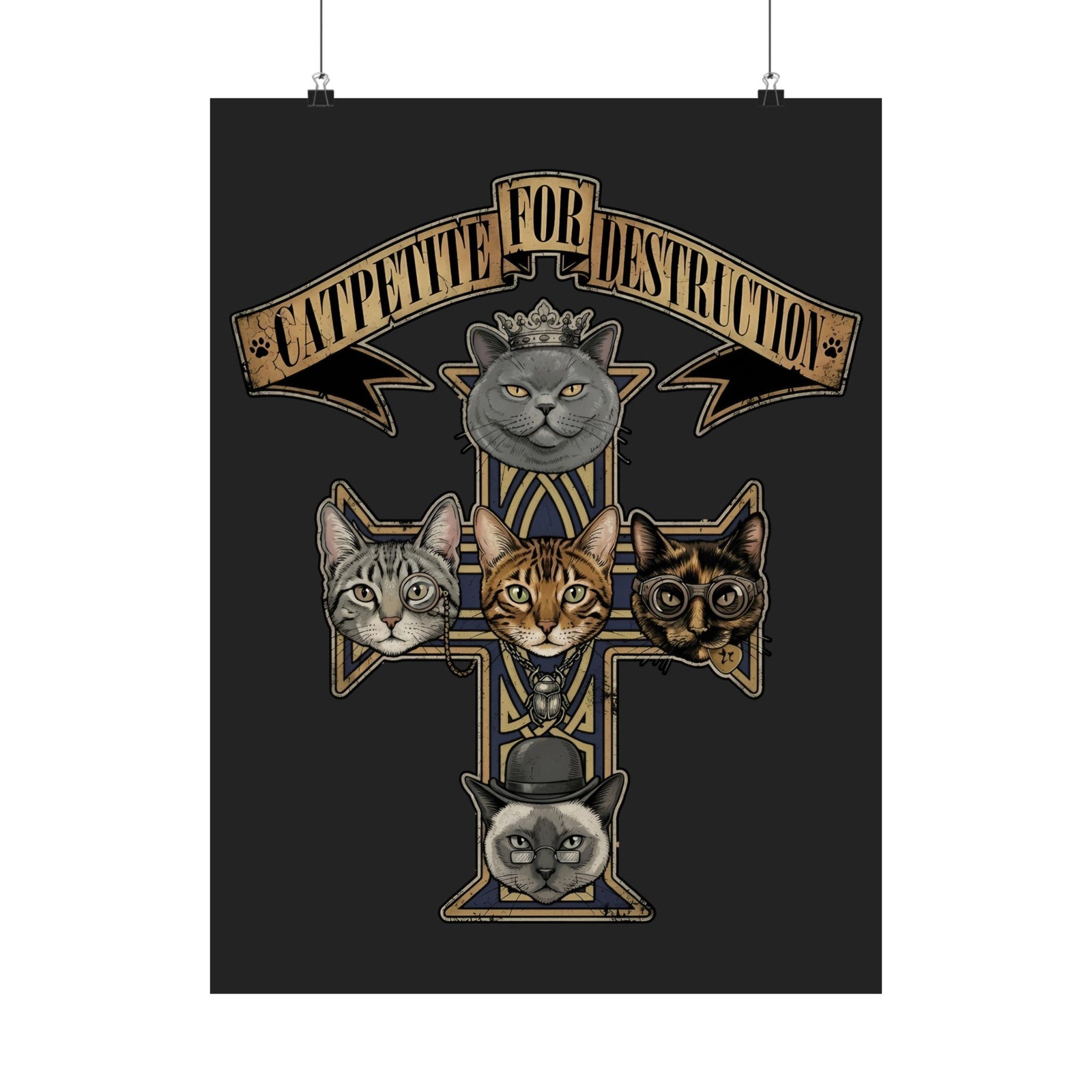 Catpetite For Destruction Poster