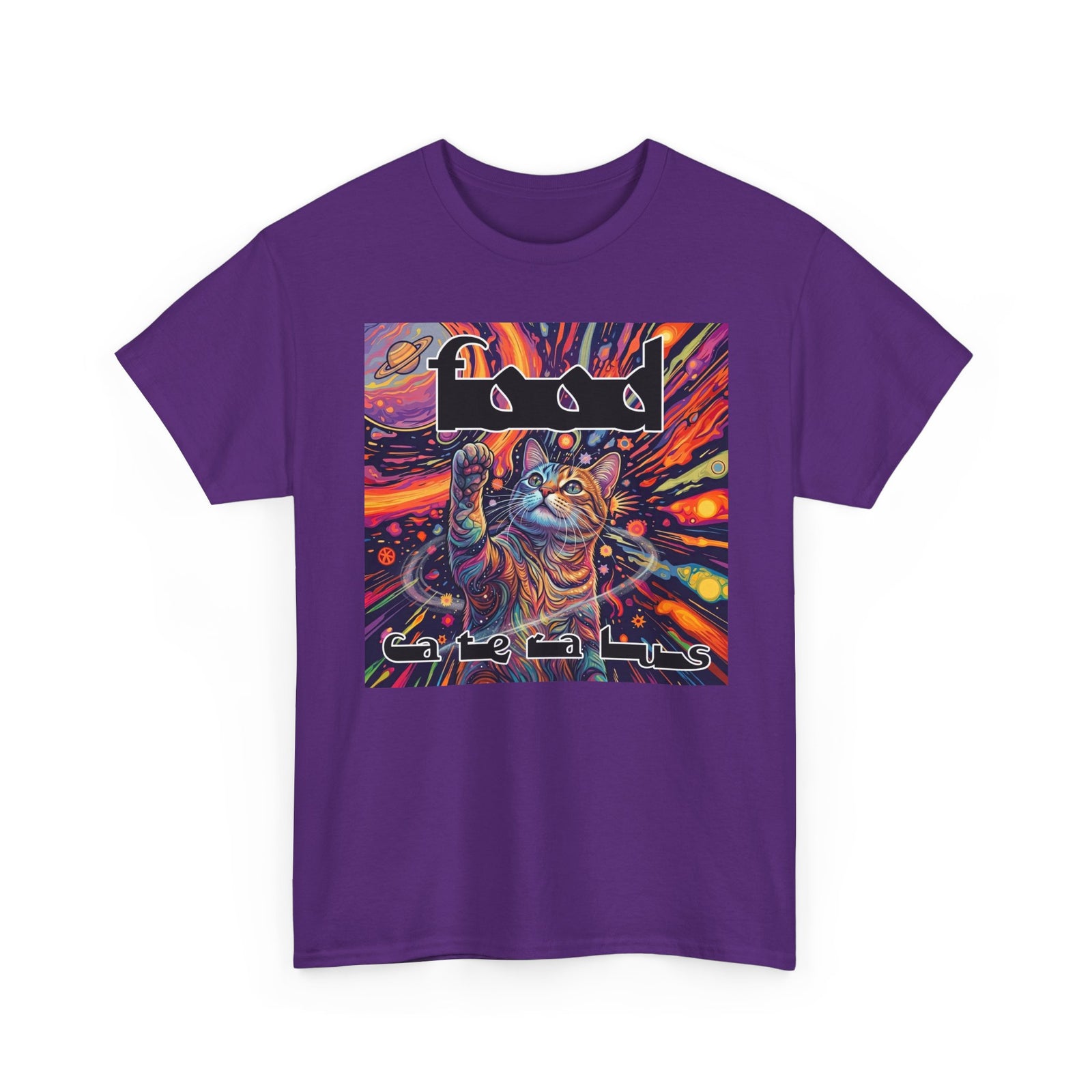 Funny Progressive Metal Cat T-Shirt — Progressive Metal Band Cat Graphic Tee