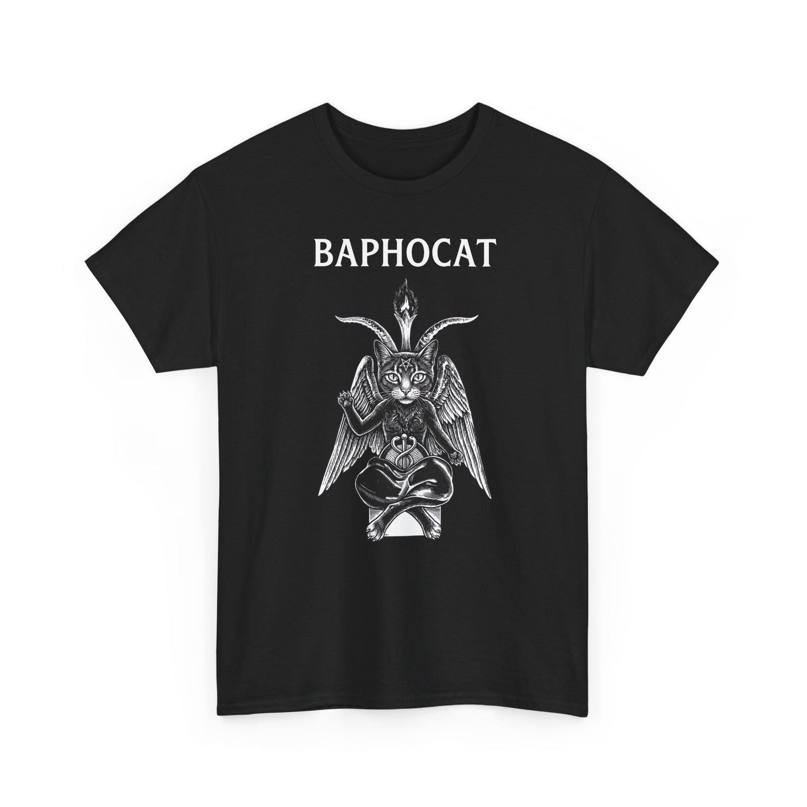 Baphocat Dark Evil Cat T-Shirt