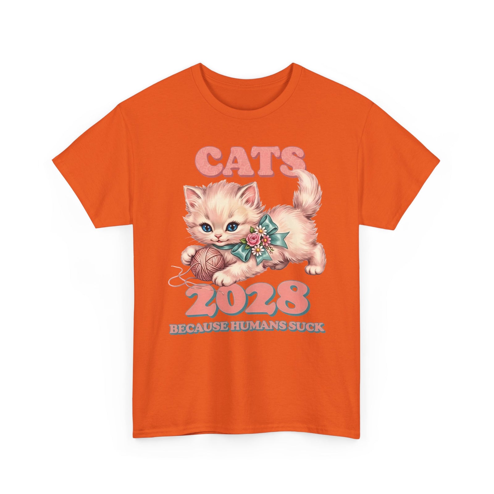 Vote for Cats T-Shirt Funny Cat Political Tee