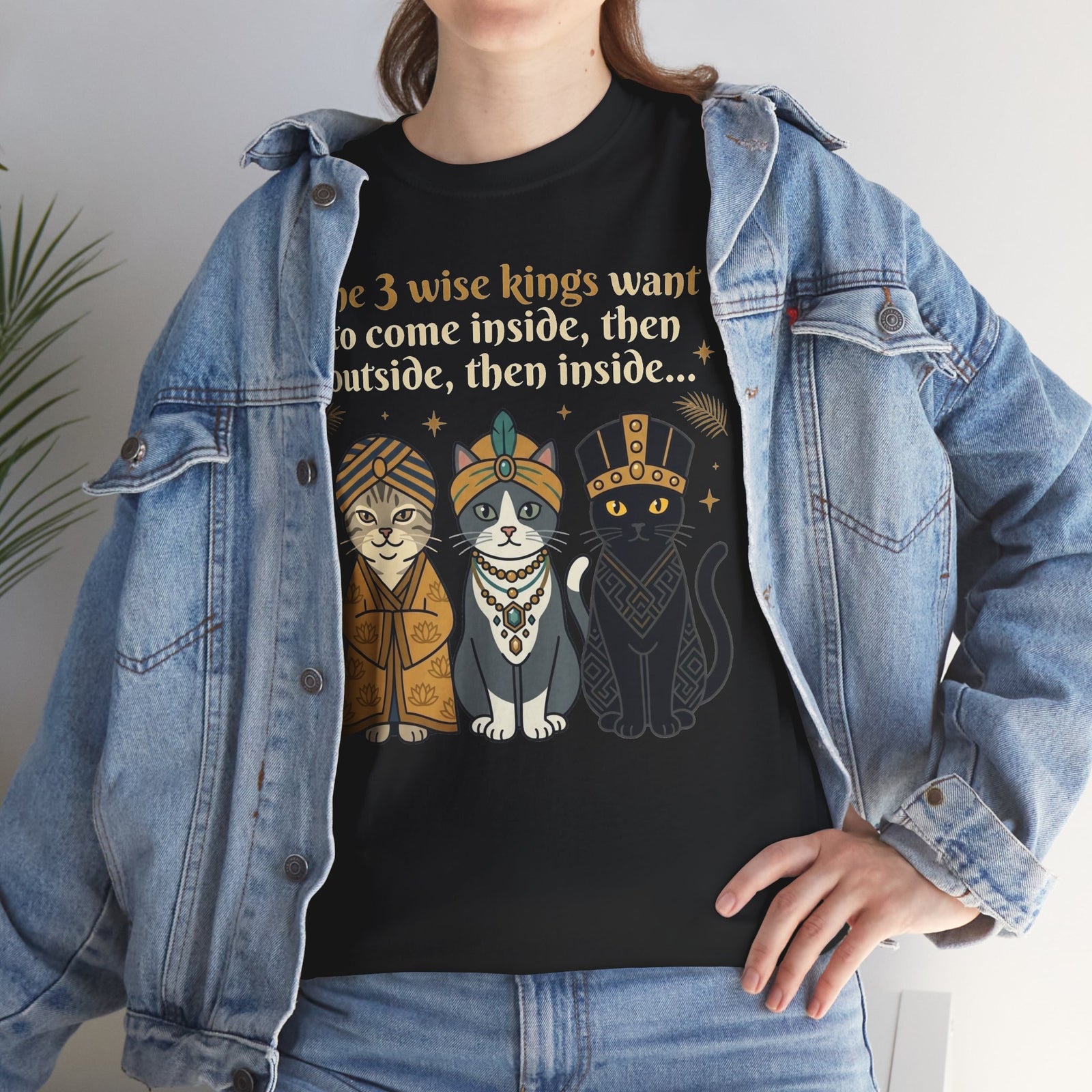 Cat Three Wise Kings Tee — "The 3 Wise Kings" Nativity Cat Christmas Shirt