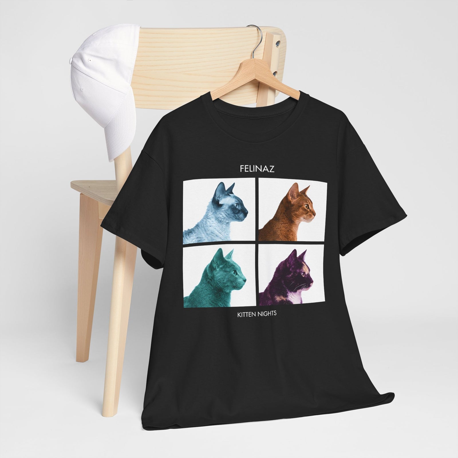Felinaz Kitten Night Cat Parody T-Shirt