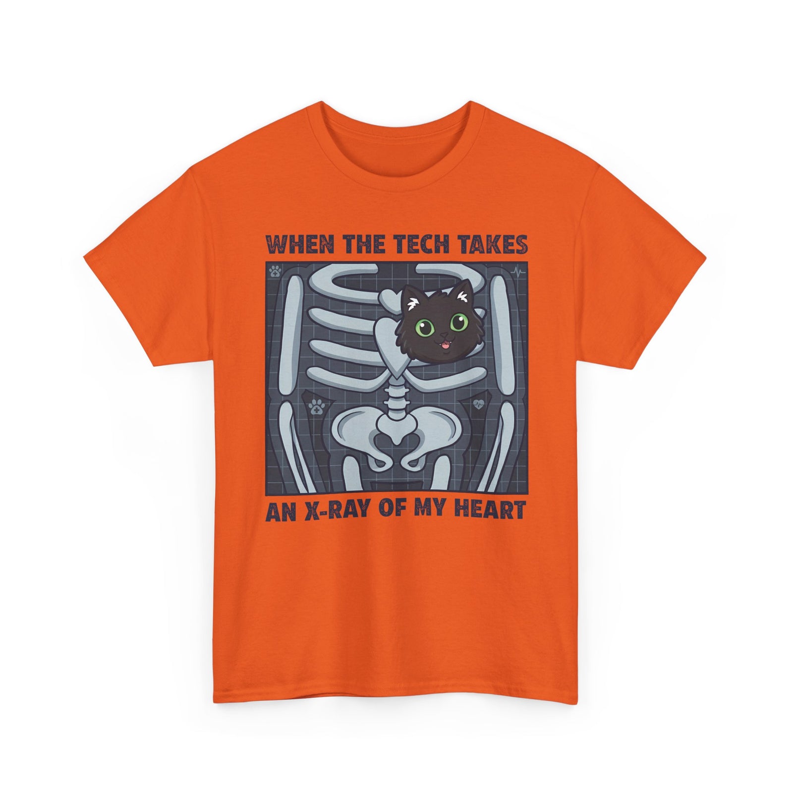 MY HEART IS 100% CAT T-Shirt — Cat Lover Tee