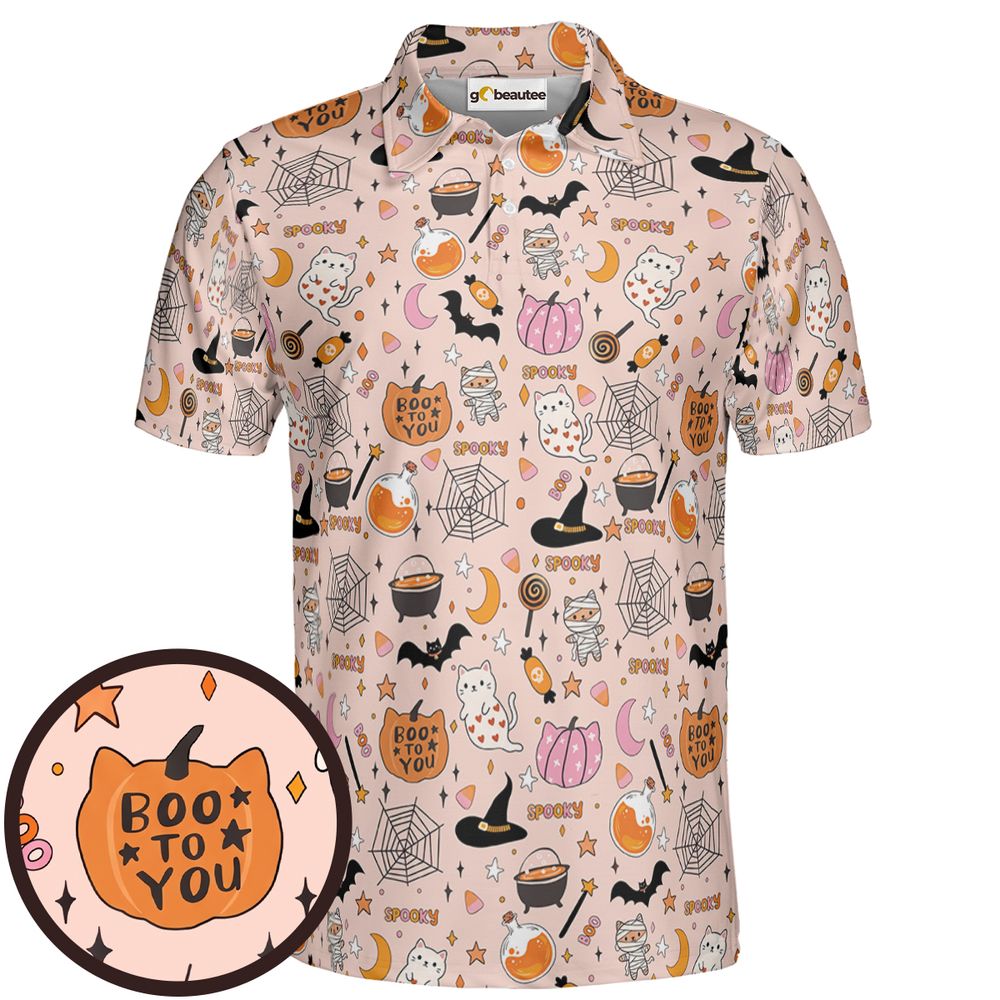 Boo To You Pink Halloween - Men - 1