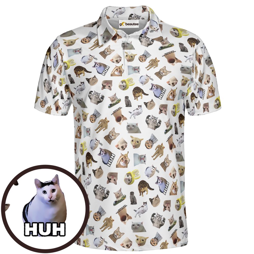 Cat memes Full Print Polo Shirt - Men - 1