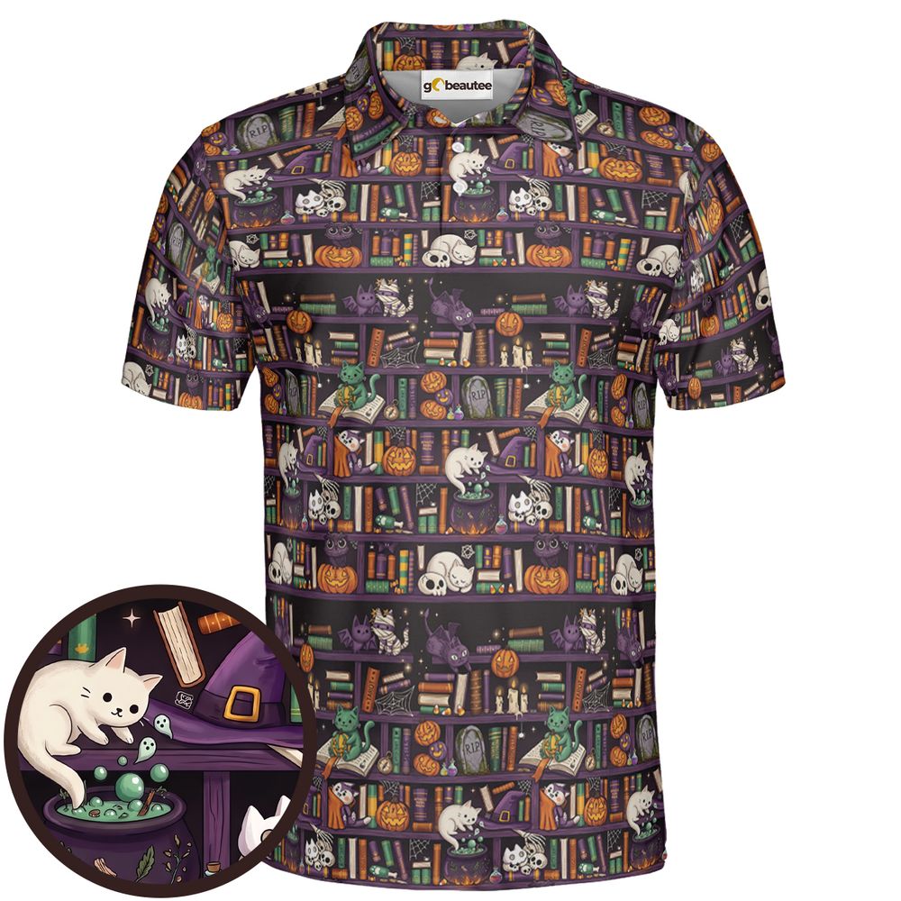 Witchy Cat Library - Men - 1
