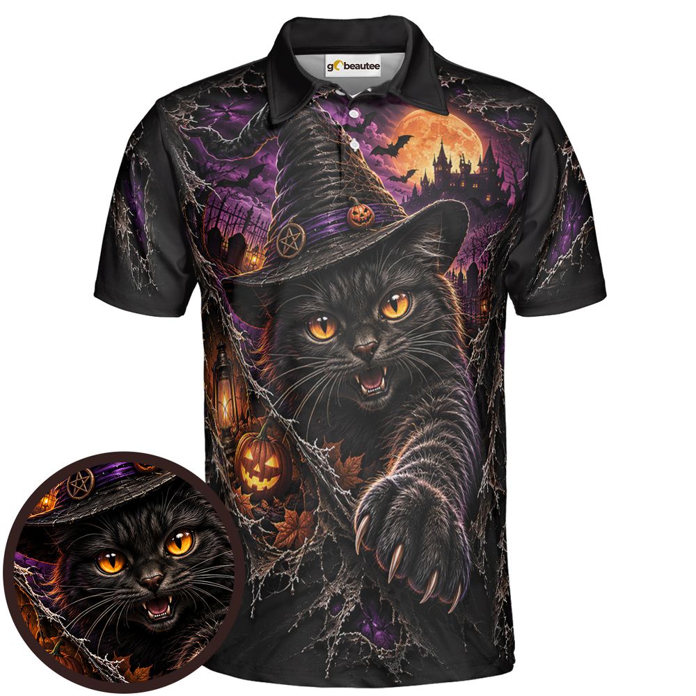 Paws & Portals Witch-Cat Halloween - Men - 1