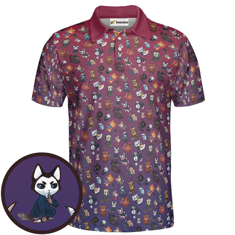 Witchy Skulls &amp; Pumpkins Purple - Men - 1