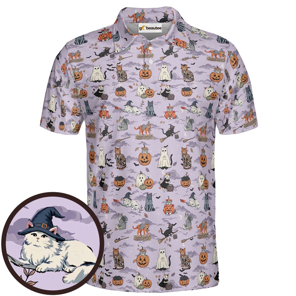 Full Print Polo Shirt - Men - 1