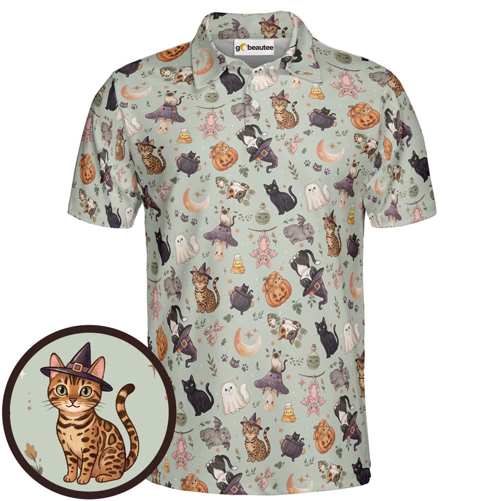 Whimsical Cats of Hallows' Eve - Men - 1