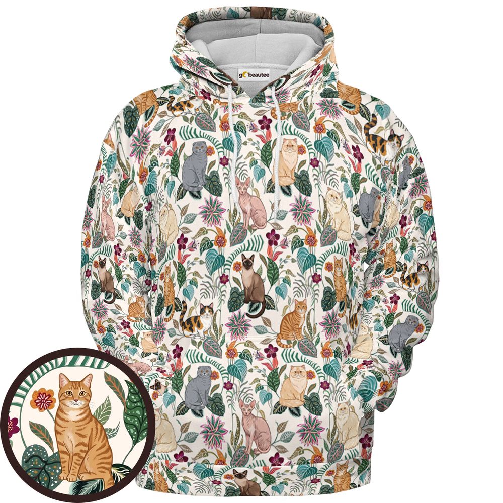 Jungle Purr-adise - Pullover Hoodie - 1