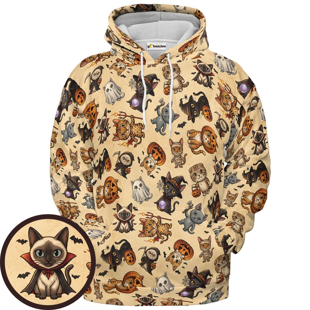 Halloween Kitty Character Collection - Pullover Hoodie - 1