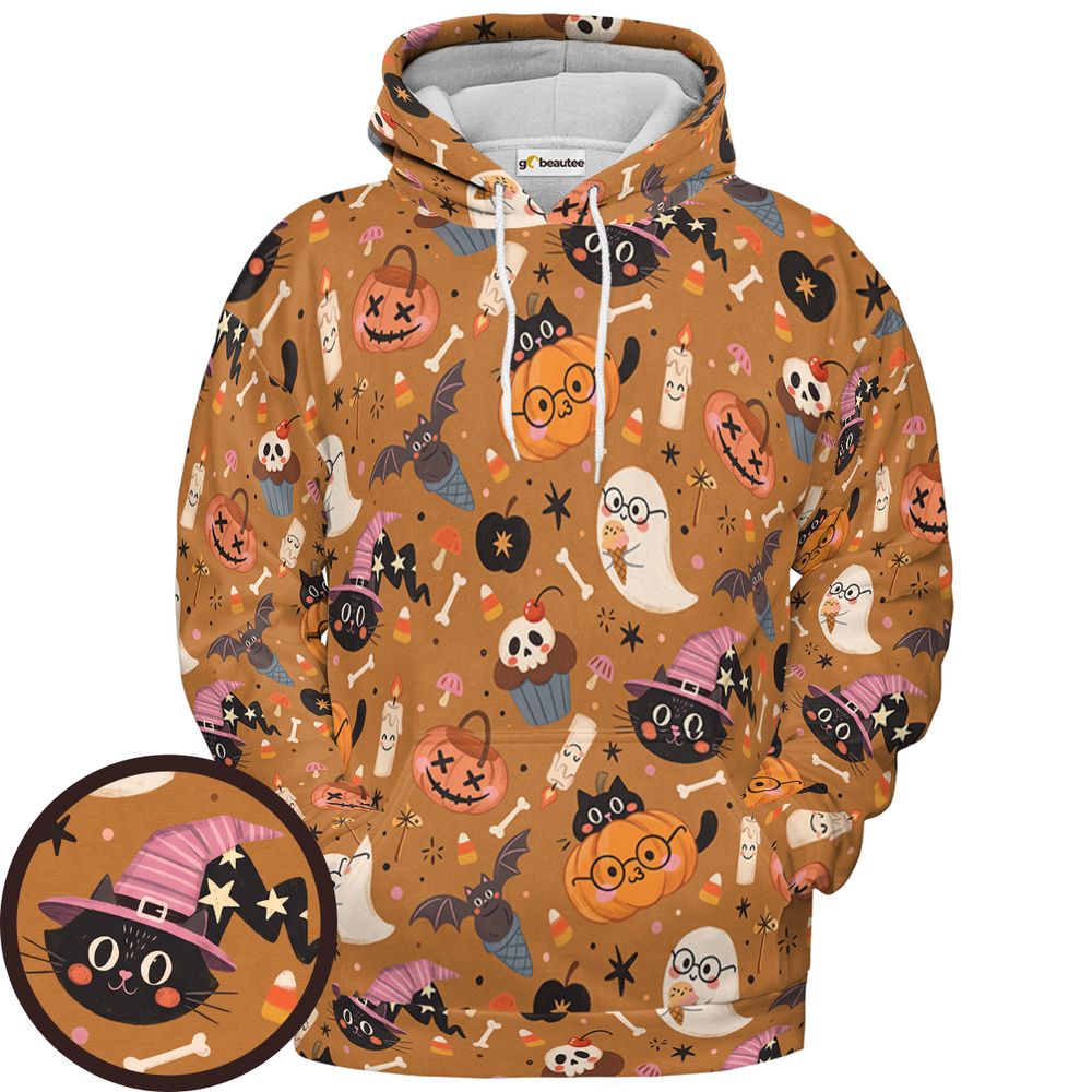 Pumpkin Night Magic - Pullover Hoodie - 1
