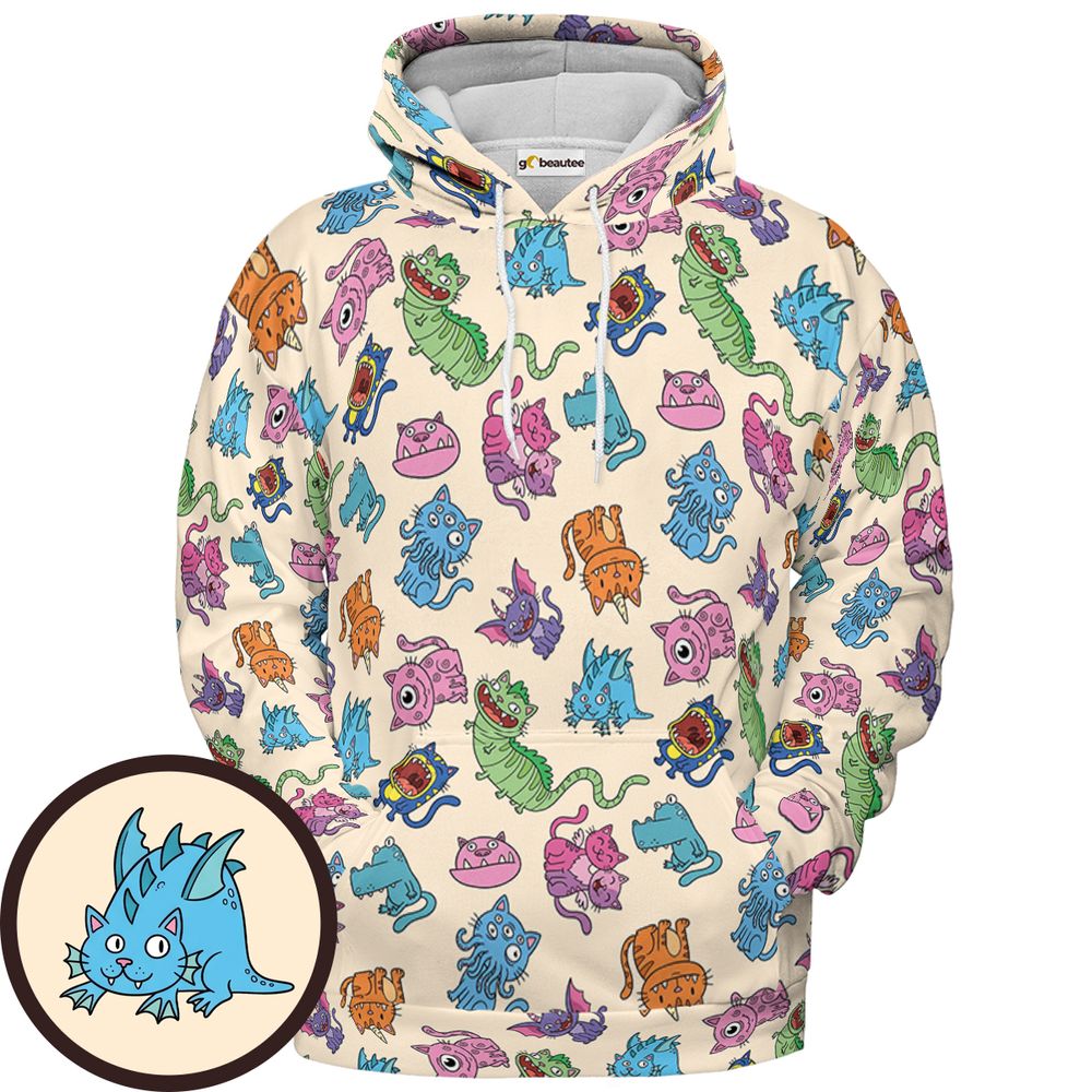 Creepy Purr-pals - Pullover Hoodie - 1