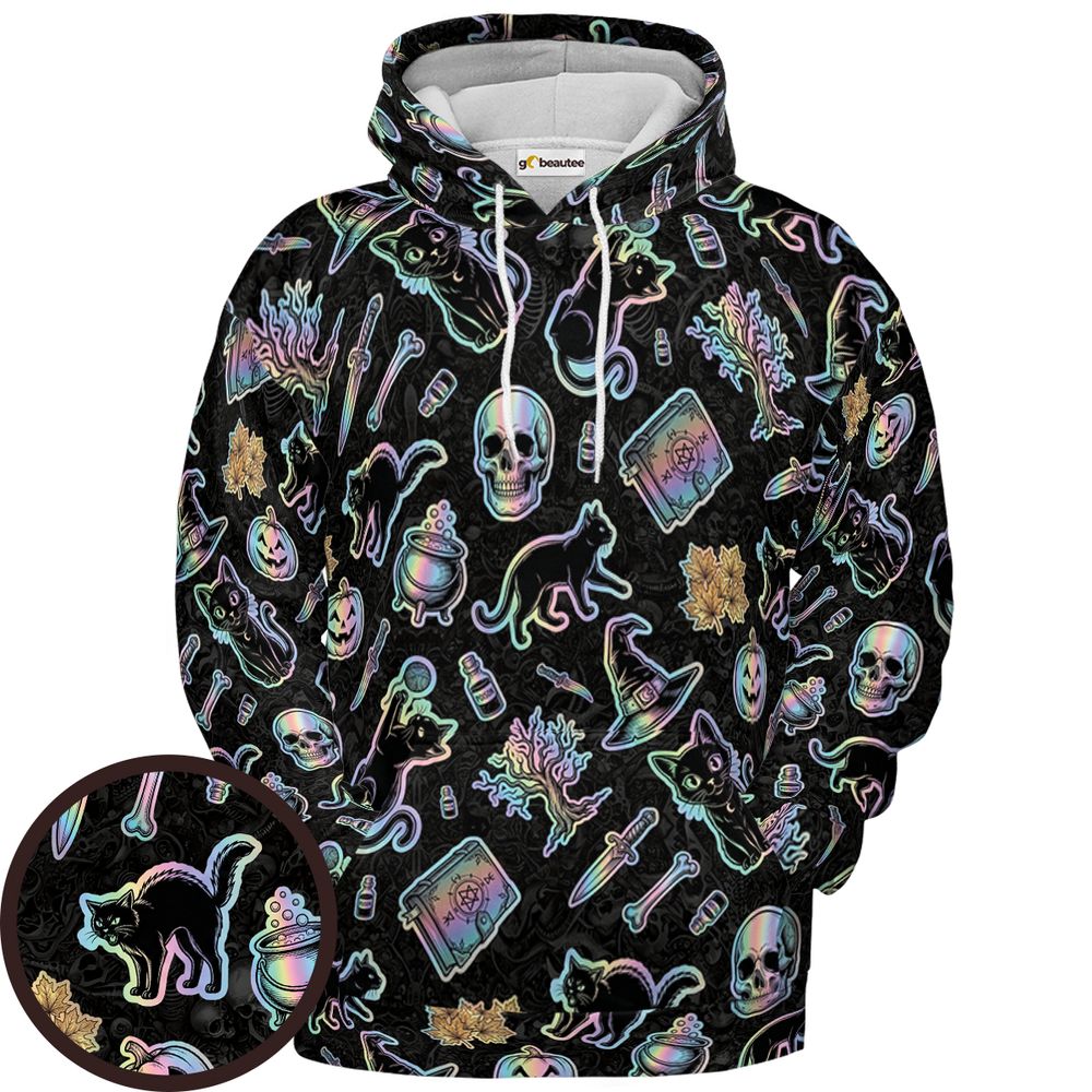 Mystical Witchcraft Hologram Set - Pullover Hoodie - 1