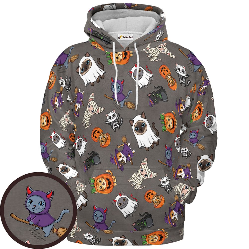 Purr-fectly Spooky - Pullover Hoodie - 1