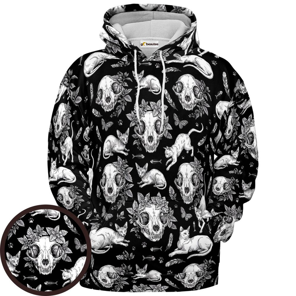 Feline Macabre - Pullover Hoodie - 1