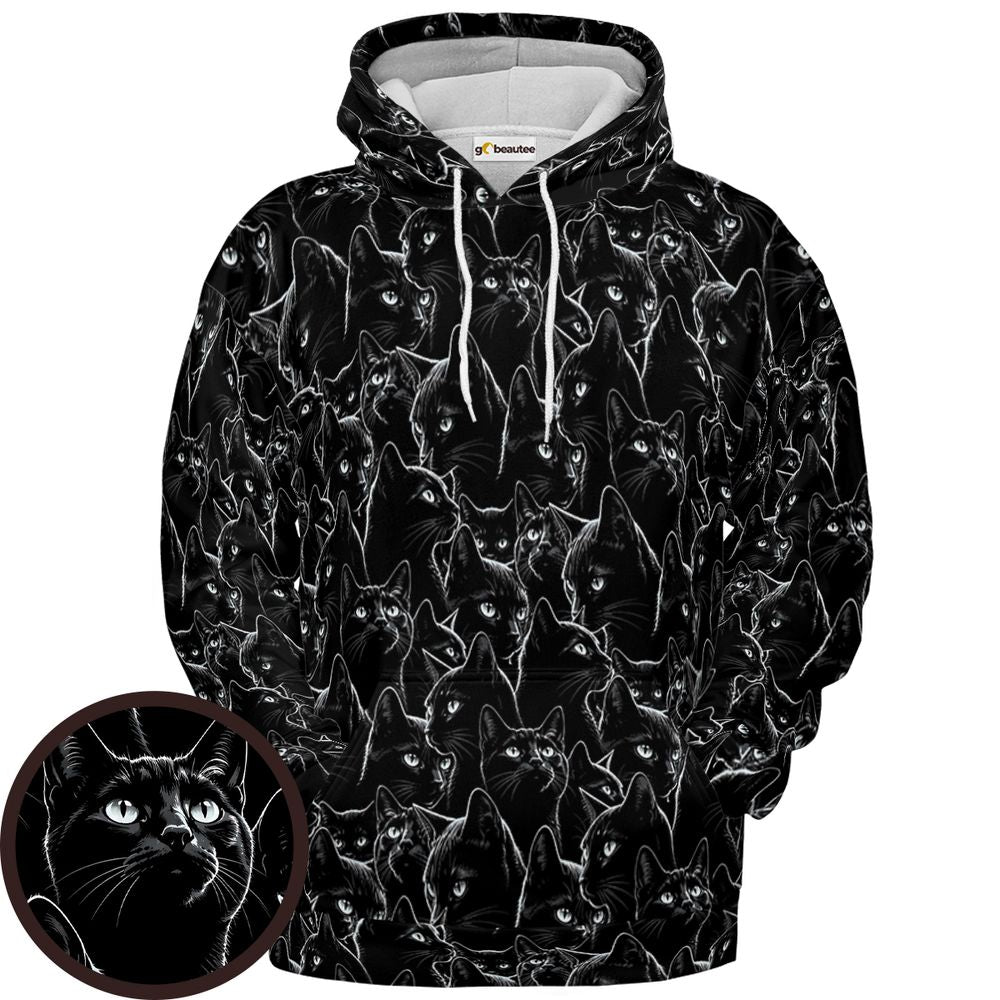Midnight Whiskers Black Cat -  - 1