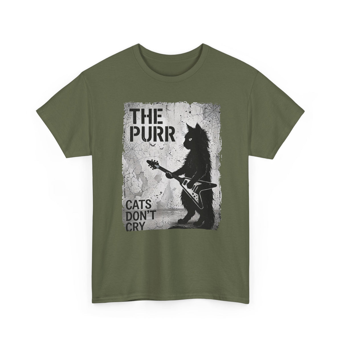 Purr Cats Don't Cry T-Shirt — Cute Cat Graphic Tee