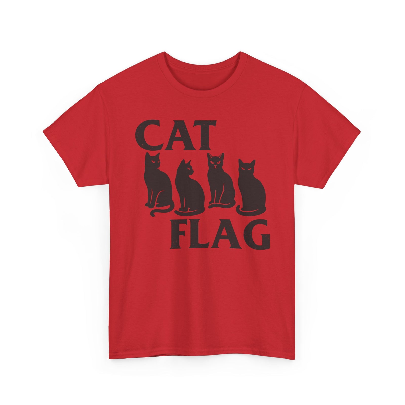 Cat Flag T-Shirt — Pride-Inspired Feline Graphic Tee