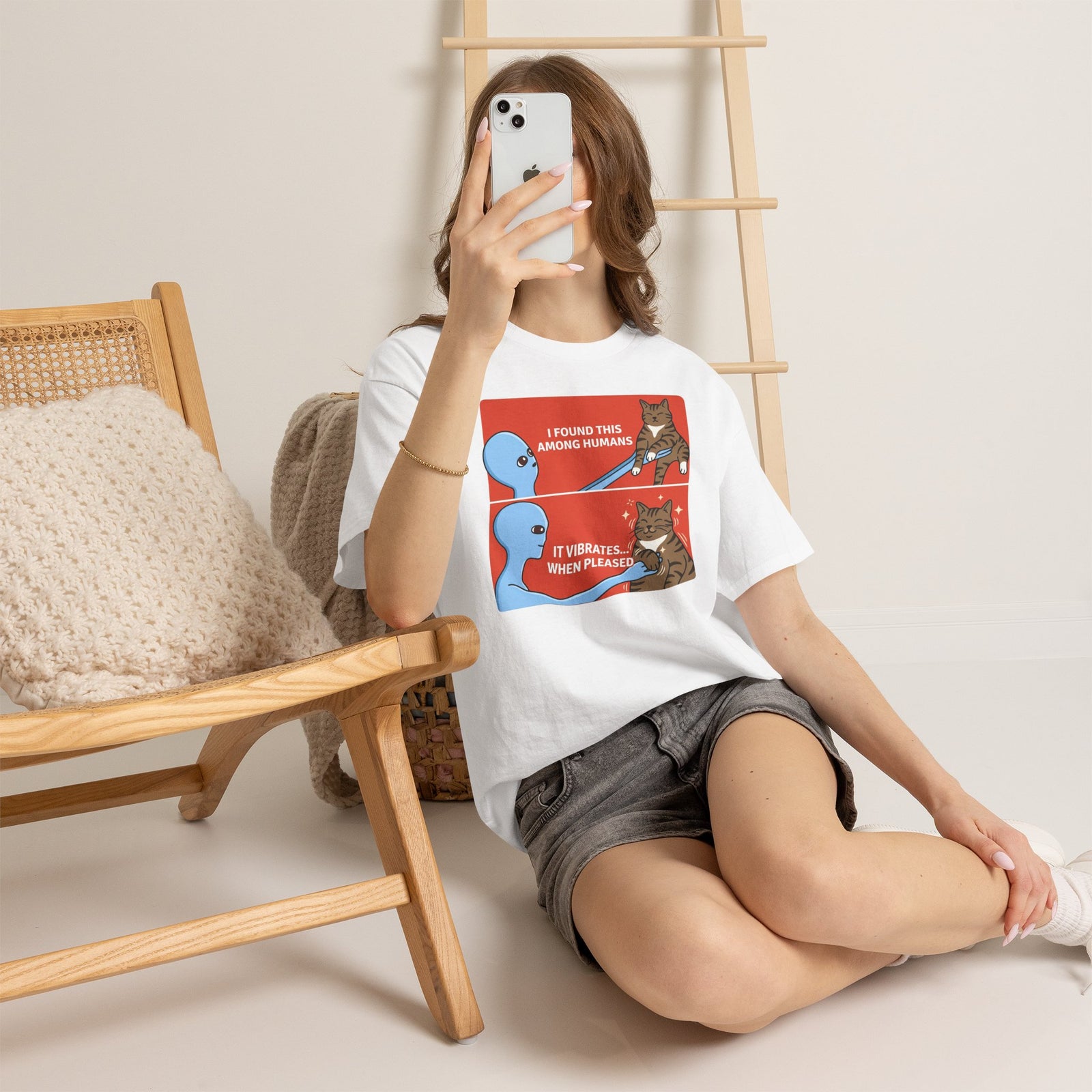 I Found a Cat T-Shirt — Cute Cat Lover Graphic Tee
