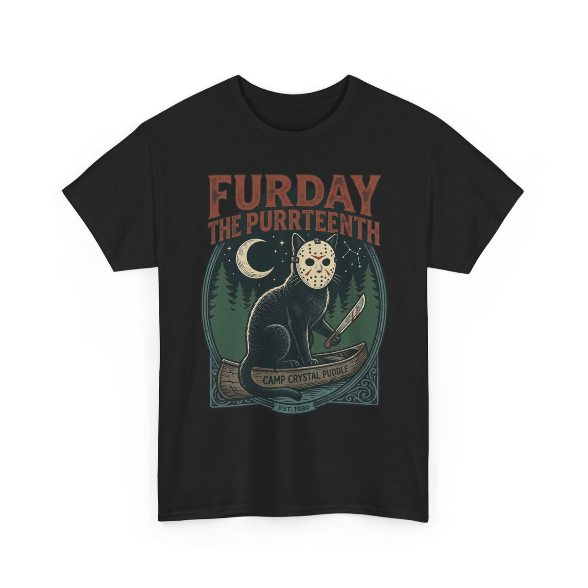 Horror Cat "Furday the Purrteenth" T-Shirt
