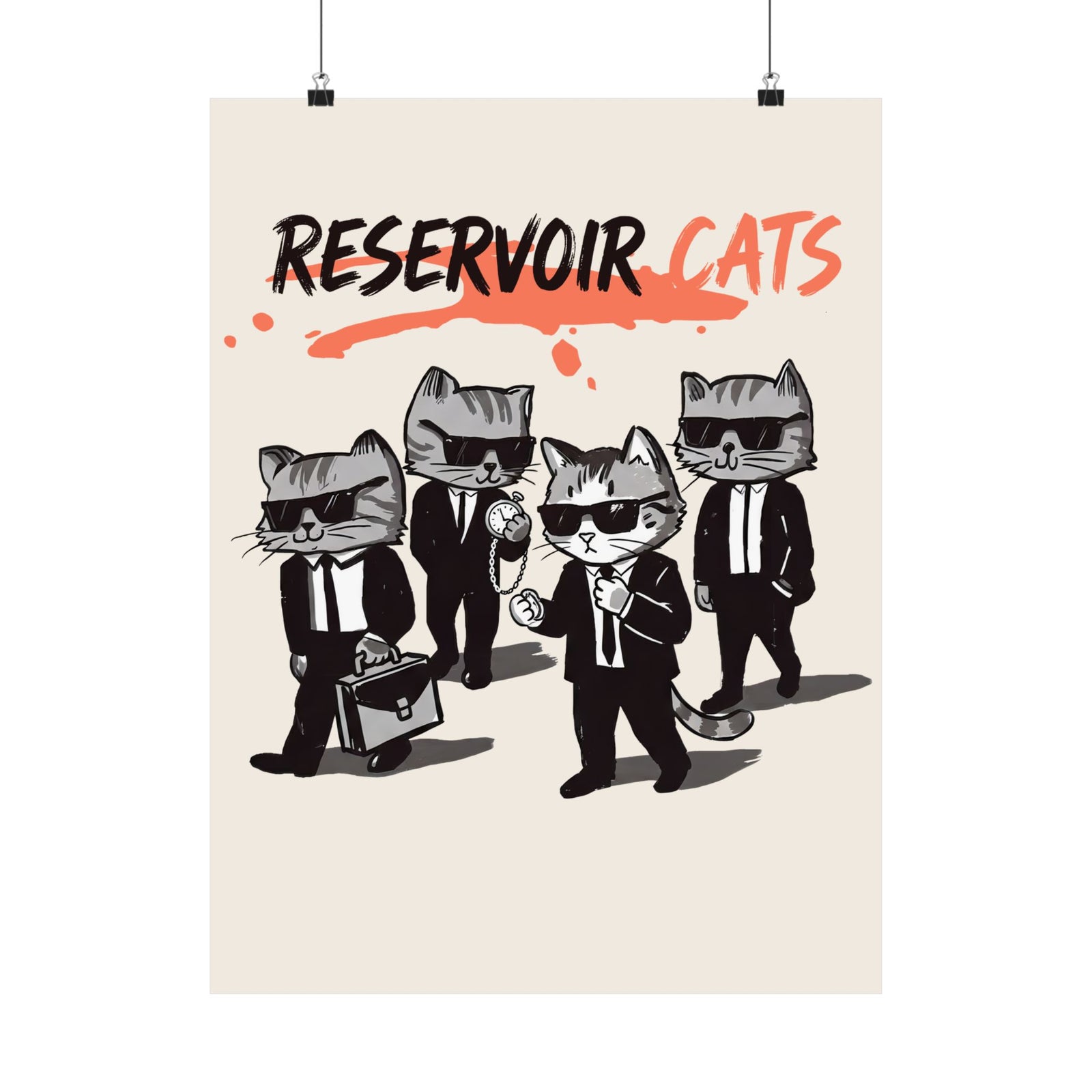Reservoir Cats Poster