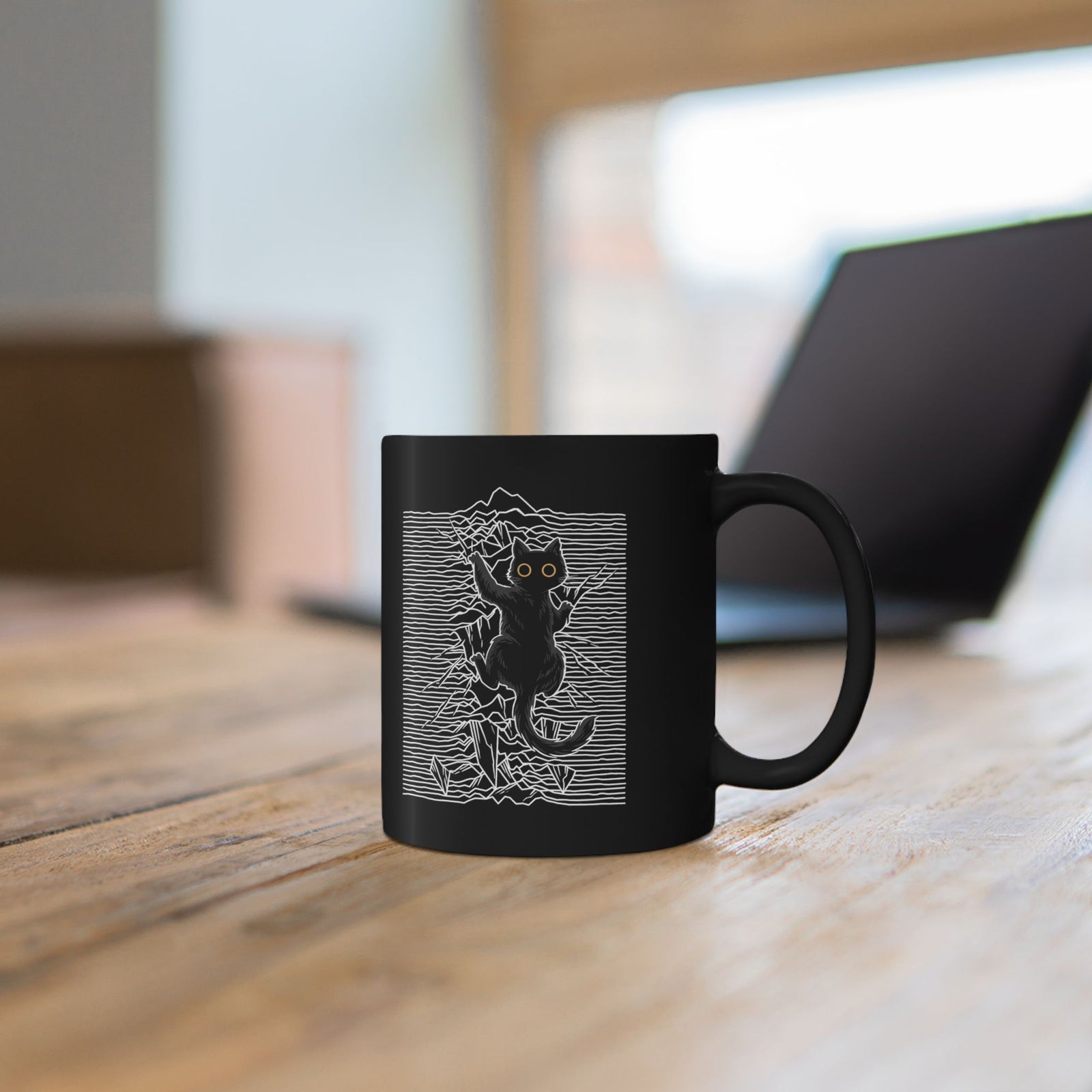 Cat Division Black Mug — Funny Cat Squad Mug