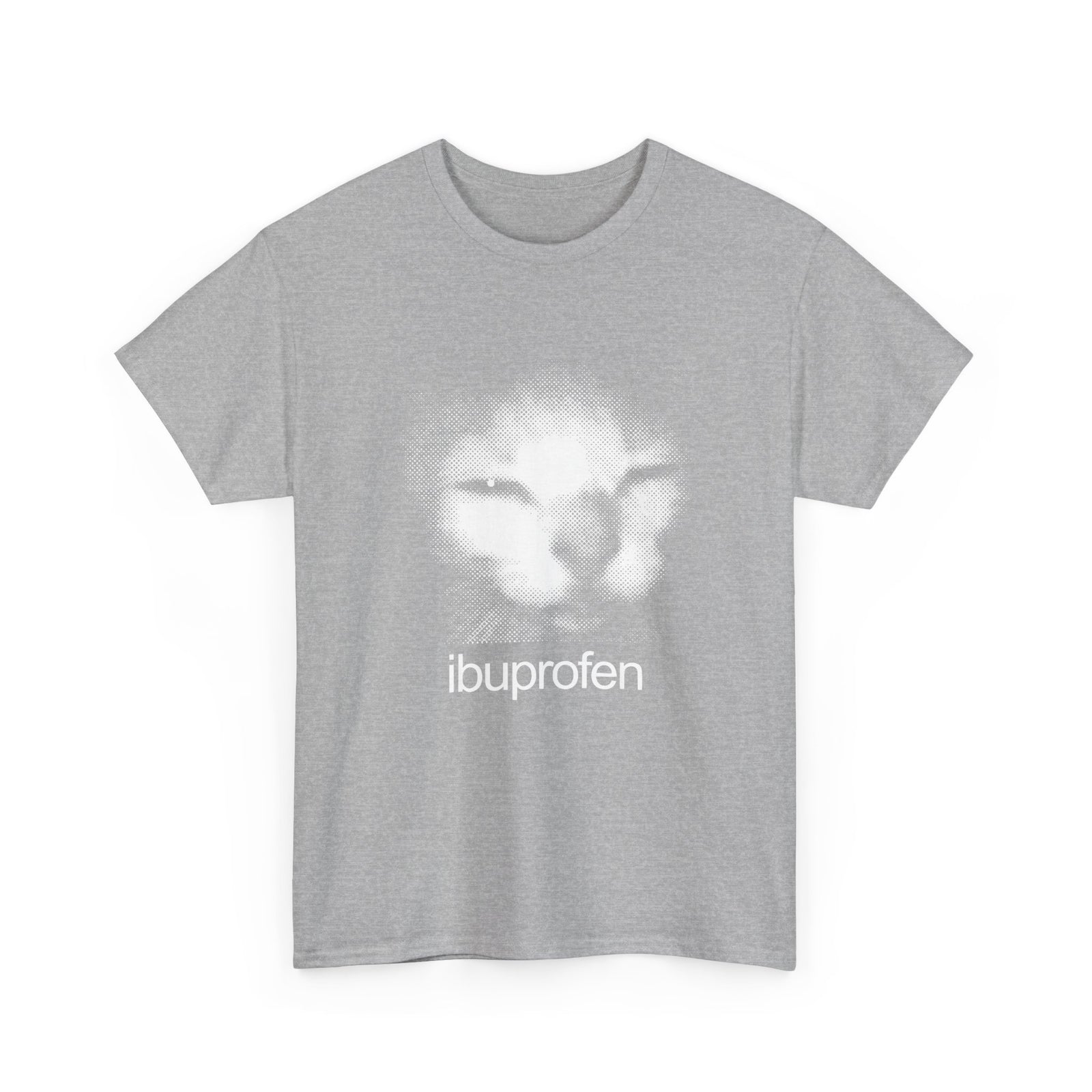 Funny Cat Meme Ibuprofen T-Shirt Humorous Pain Relief Graphic Tee