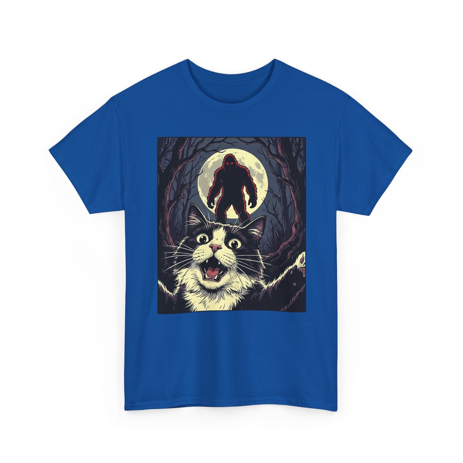 Cat Selfie with Bigfoot T-Shirt