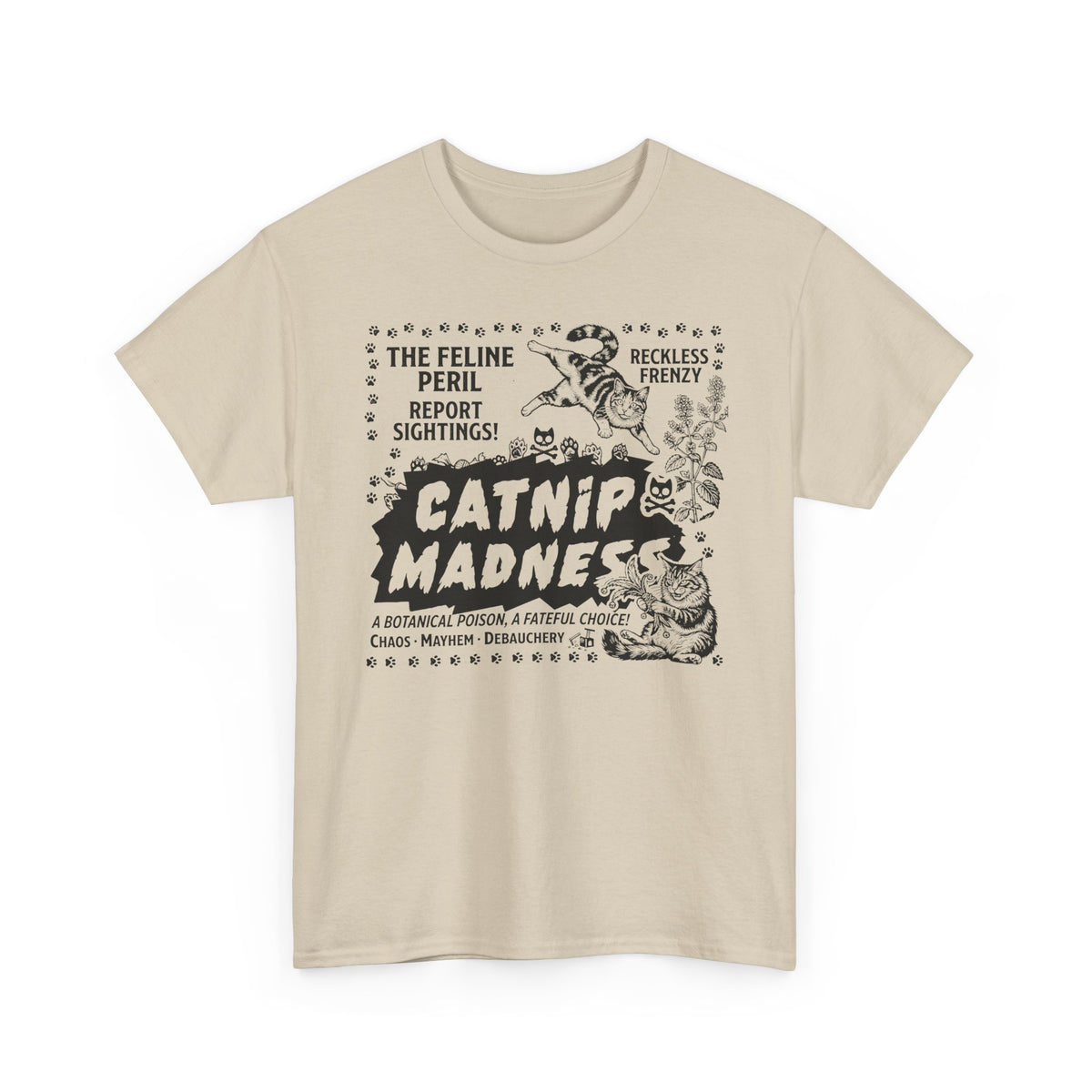 Catnip Madness Cat T-Shirt
