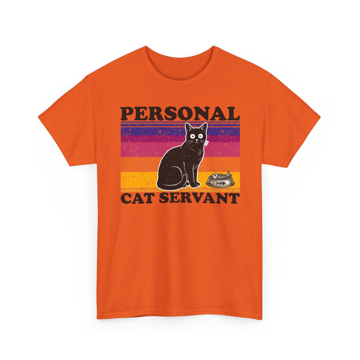 Personal Cat Servant T-Shirt — Funny Cat Lover Tee