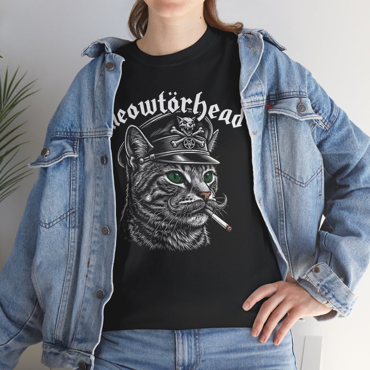 Meowtörhead Cat Band Tee — Retro Rock Cat Graphic T-Shirt