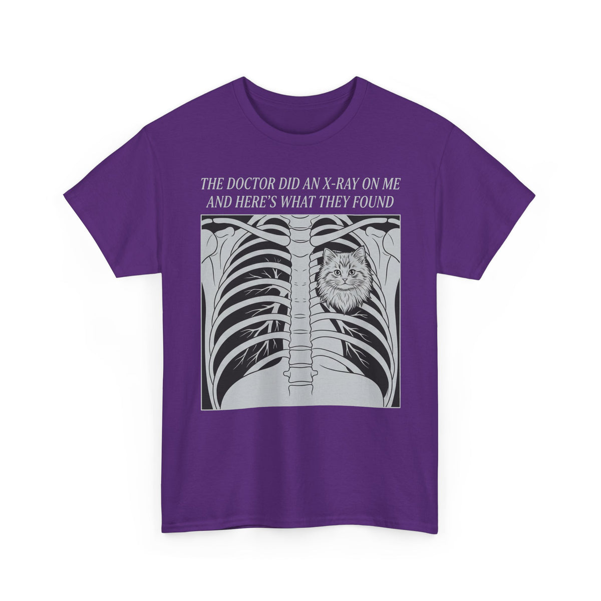 Cat X-Ray Graphic Tee — "The Doctor Did an X-Ray on Me and Here’s What They Found"