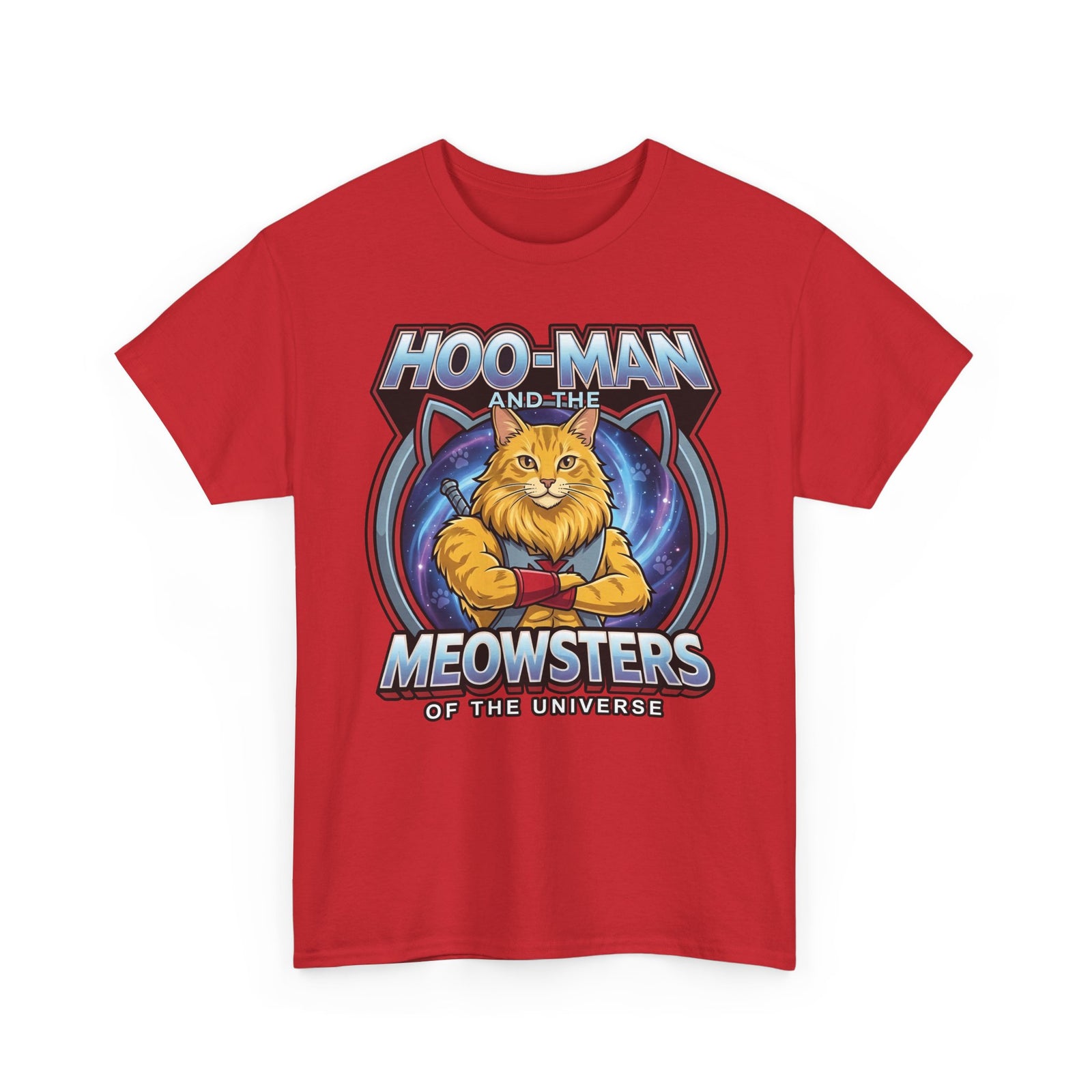 Hoo-Man and the Meowsters of the Universe T-Shirt