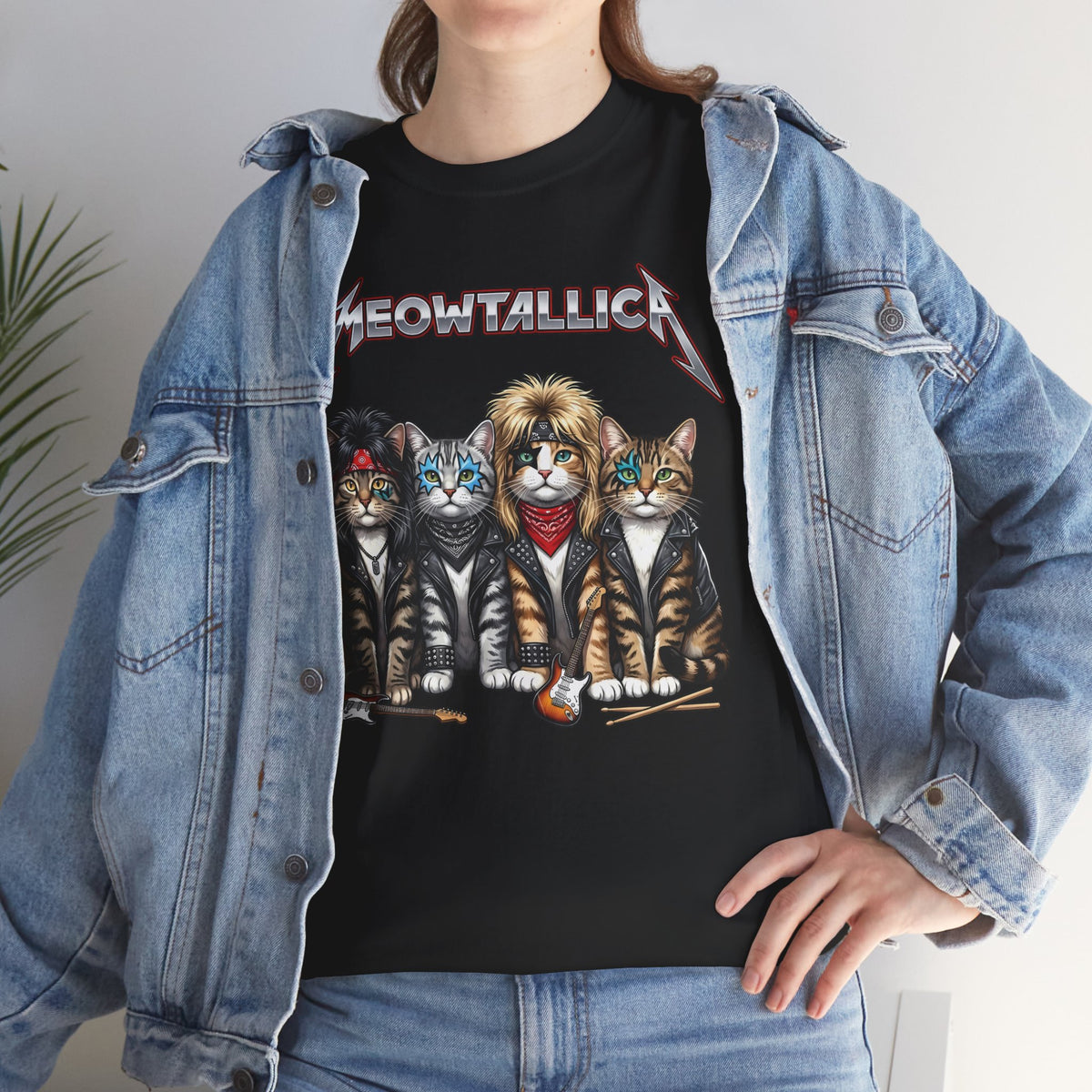 Meowtallica Heavy Metal Cat T-Shirt