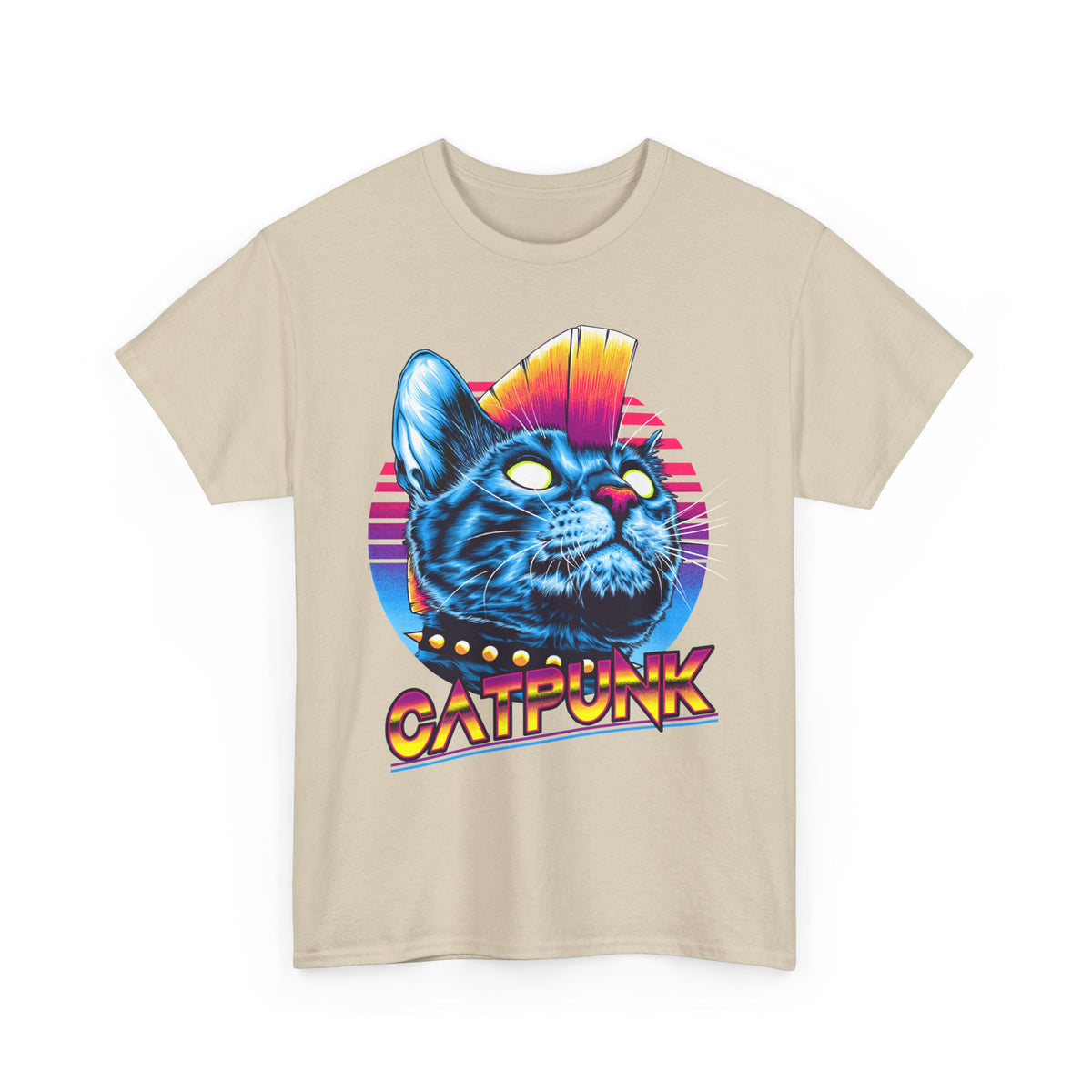 Cat Punk T-Shirt — Punk Rock Cat Graphic Tee